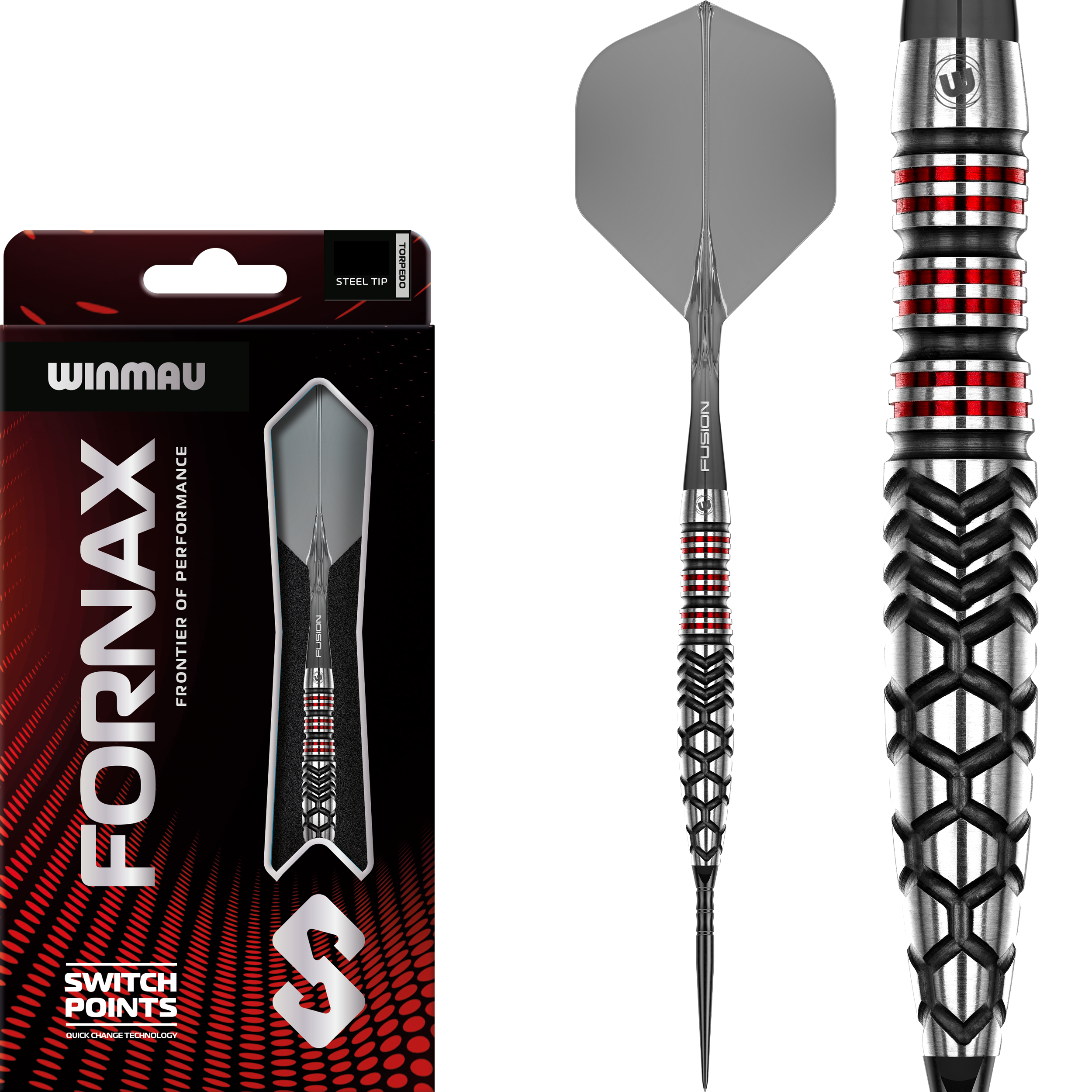 Winmau - Switch Point - Fornax Torpedo - Steeldart