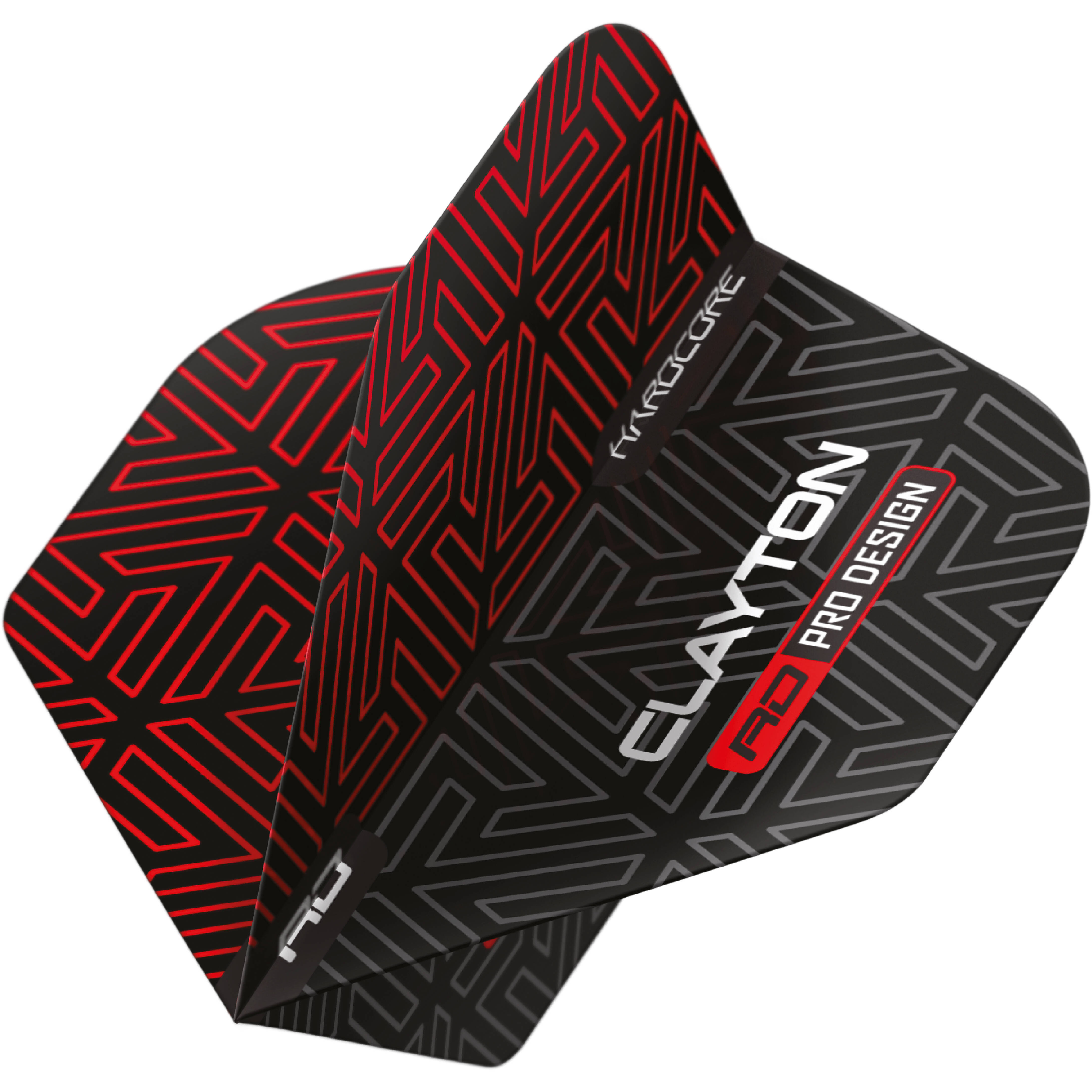 Red-Dragon-Hardcore-Jonny-Clayton-2023-Flight-Standard-Rot-Dynamisch Red Dragon - Hardcore Premium Jonny Clayton Flight - Standard