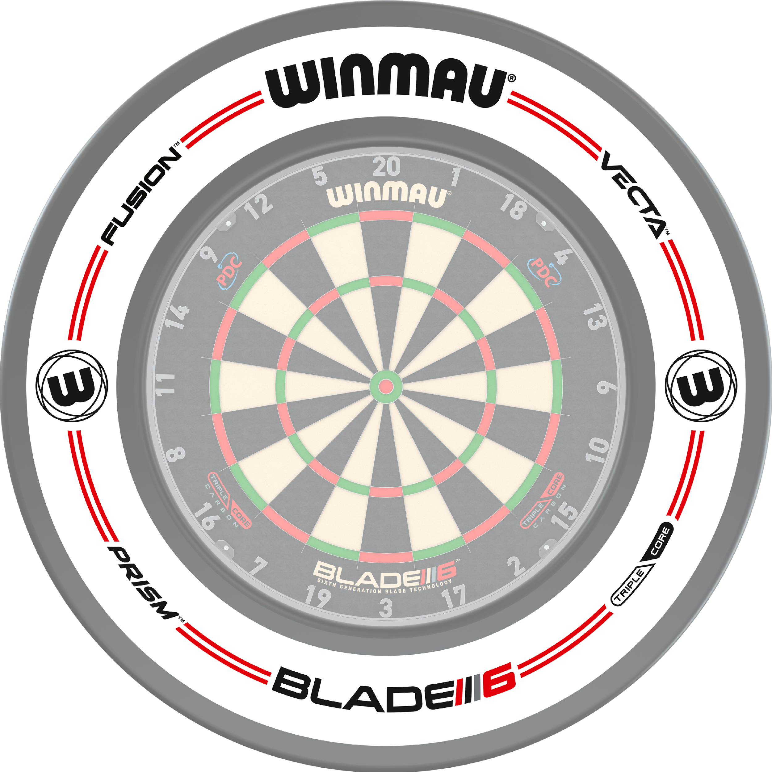 Winmau - Pro-Line Weiß - Surround