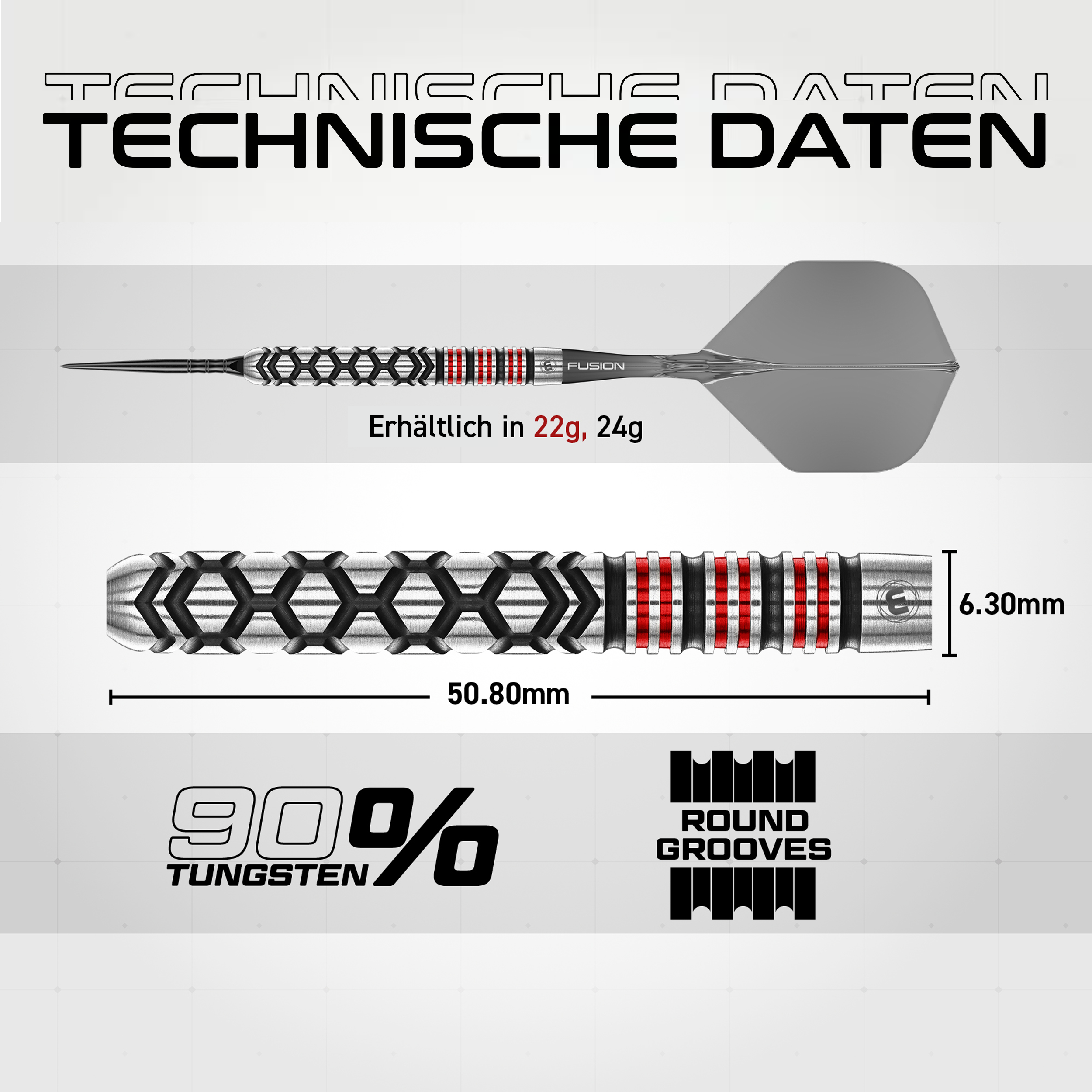 Winmau - Switch Point - Fornax Parallel - Steeldart
