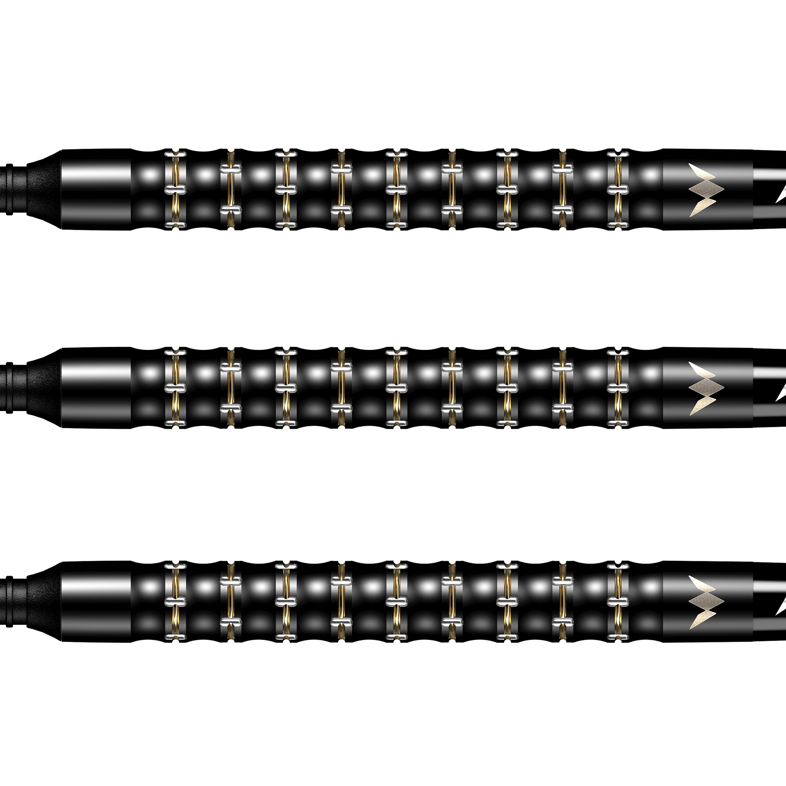 Mission - Mike De Decker Schwarz Gold - Softdart