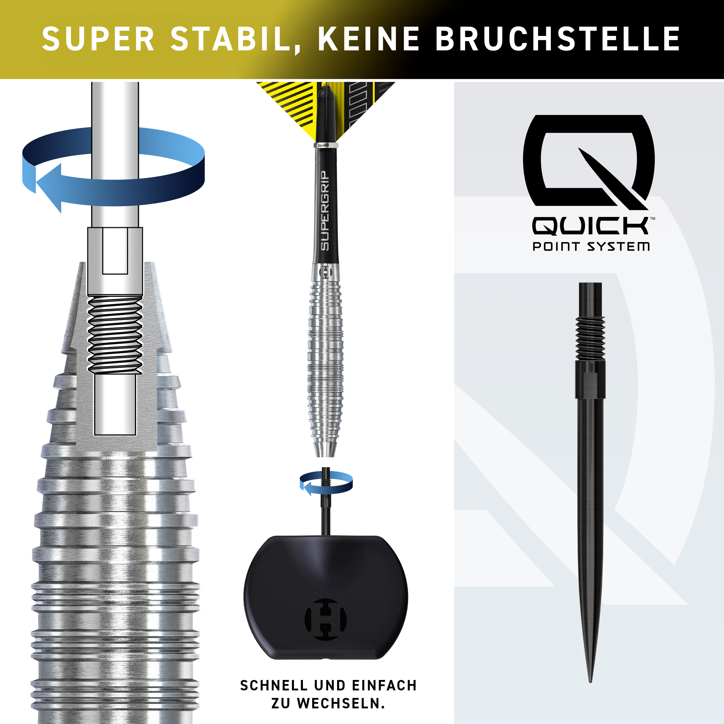 Harrows - Quick Point - NX90 Bomb - Steeldart