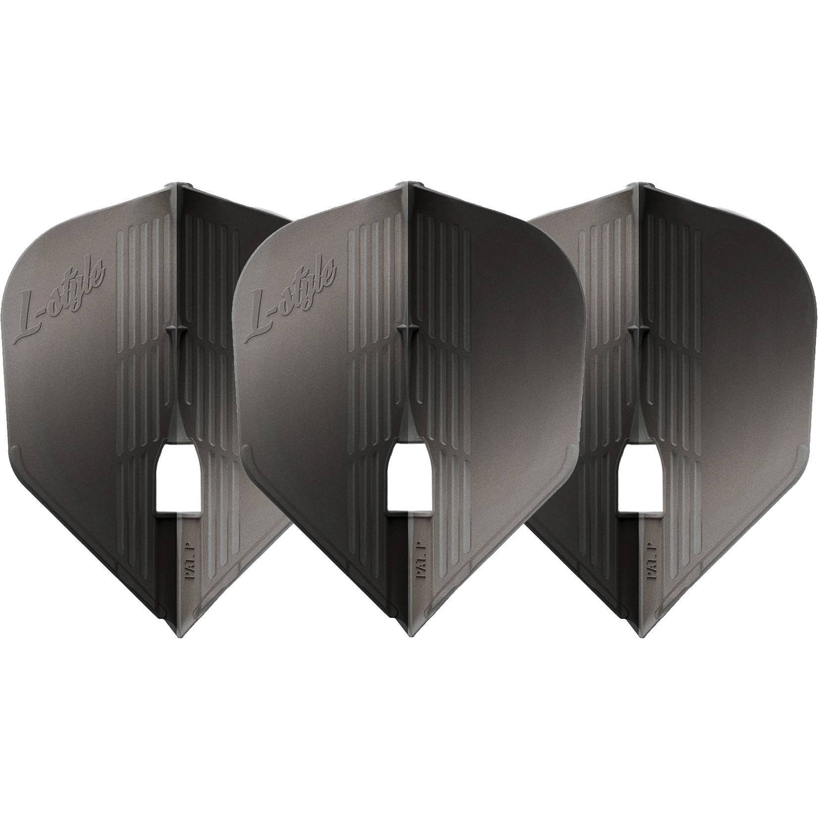 L-Style-Champagne-Flight-Kami-Shape-Gun-Metall L-Style - Champagne Flight Kami - Shape