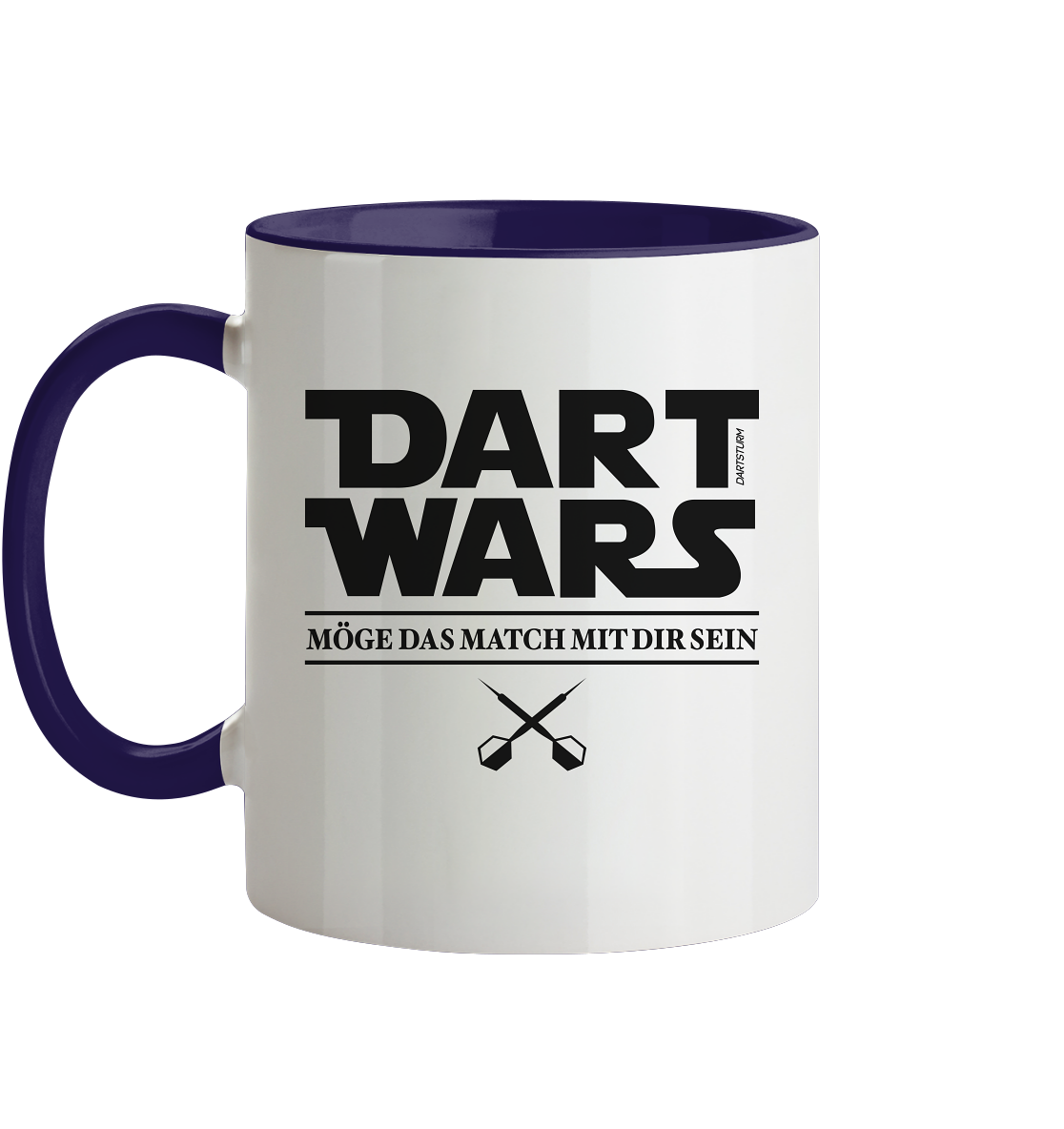 DartSturm - Dart Wars Schwarz - Tasse zweifarbig DartSturm - Dart Wars Schwarz - Tasse zweifarbig