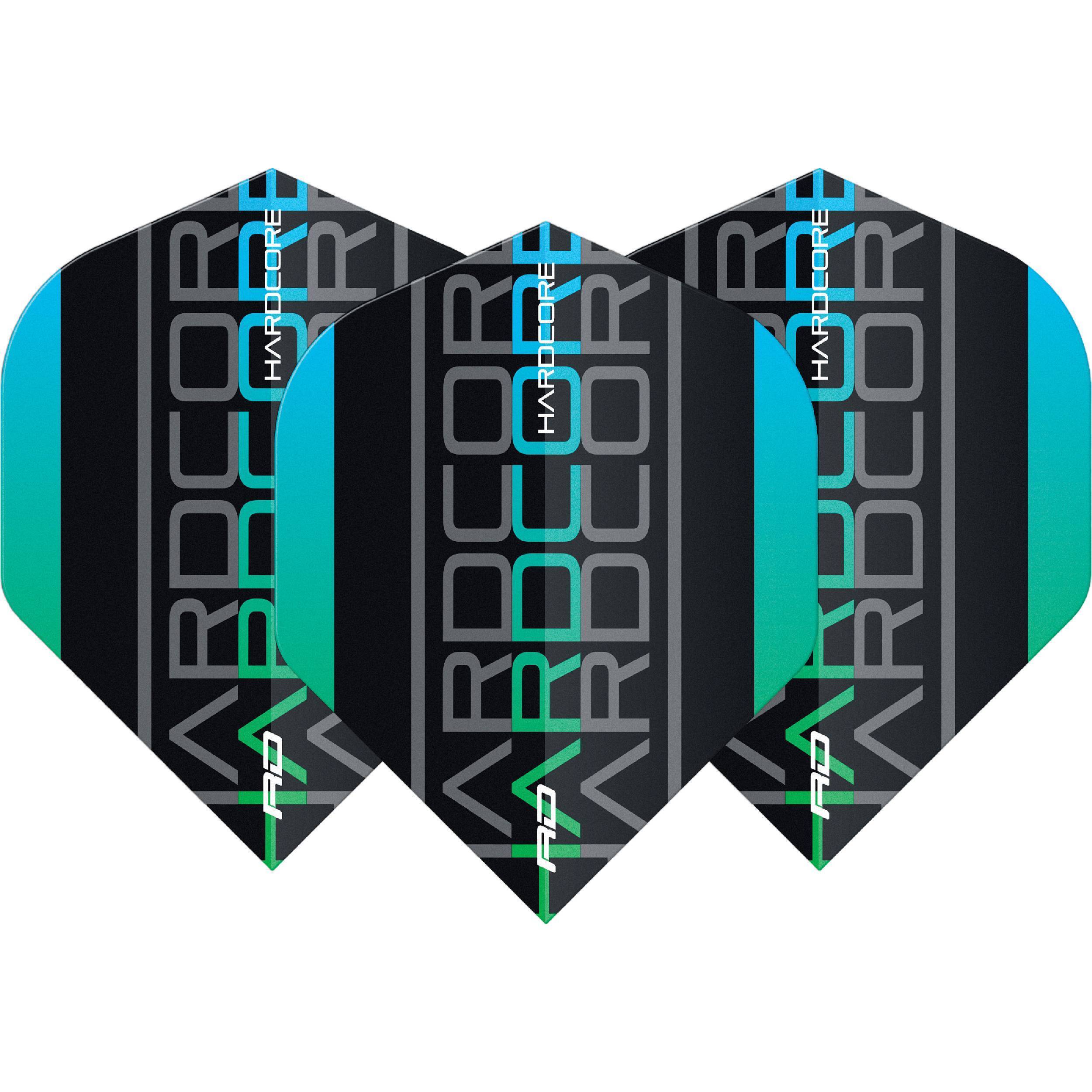 Red-Dragon-Hardcore-Triple-Flight-Standard-Grun Red Dragon - Hardcore Triple Flight - Standard