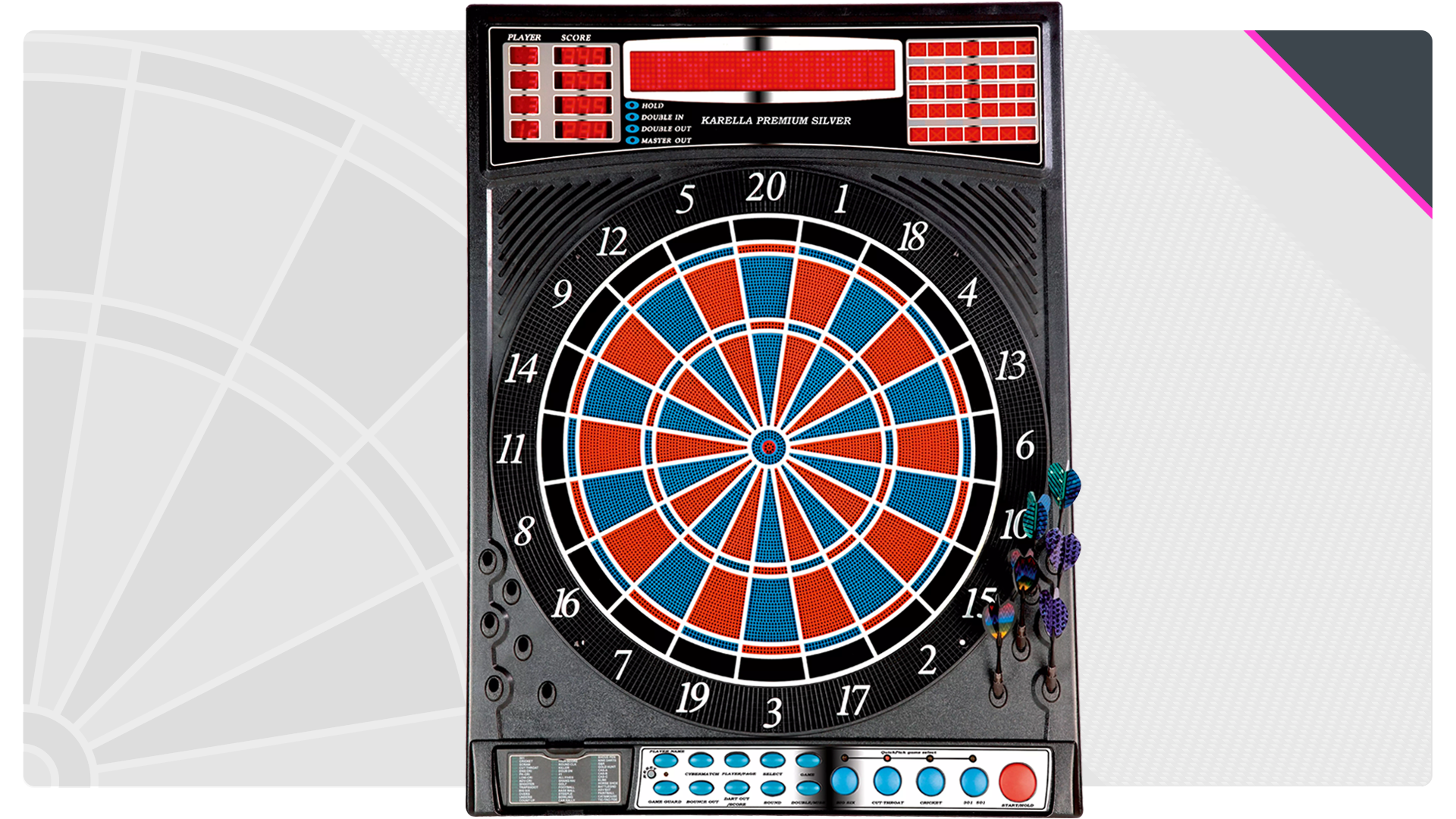 Elektronische Dartscheiben der top Marken