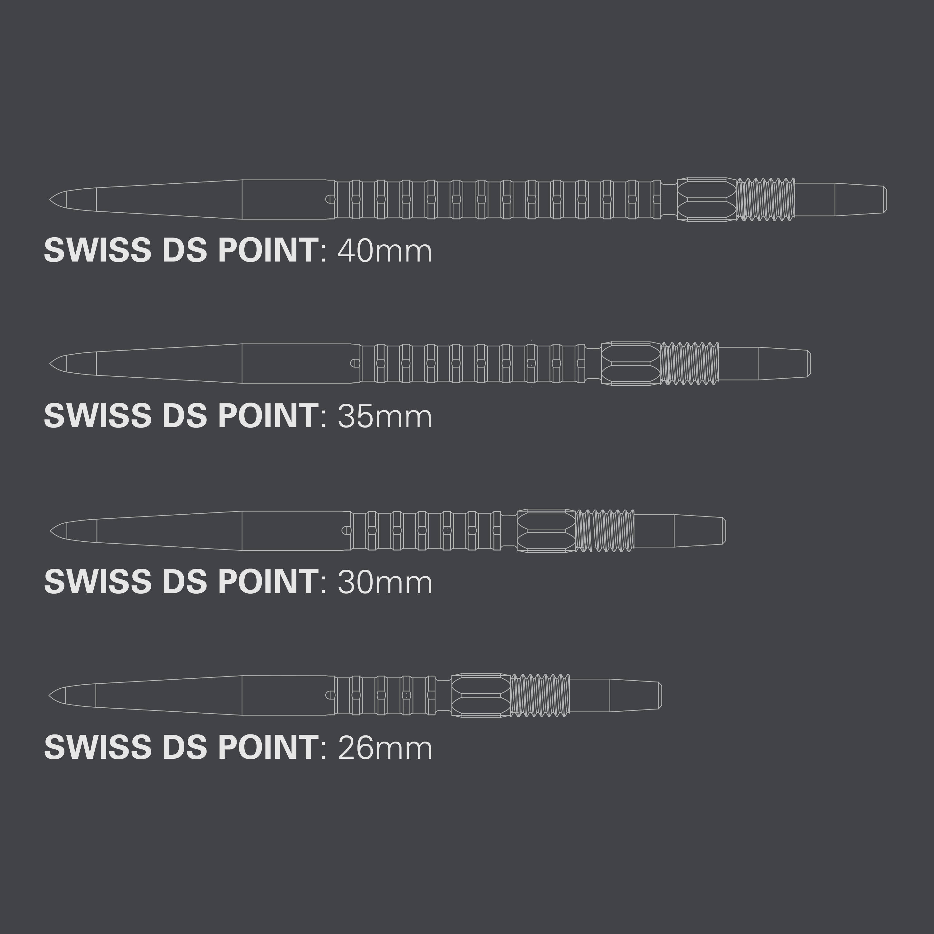 Target - Swiss Point Diamond Surge Point - Silber Target - Swiss Point Diamond Surge Point - Silber