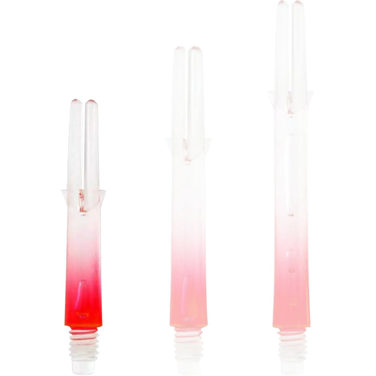 L-Style - L-Shaft Lock Straight TwoTone - Transparent Rot L-Style - L-Shaft Lock Straight TwoTone - Transparent Rot