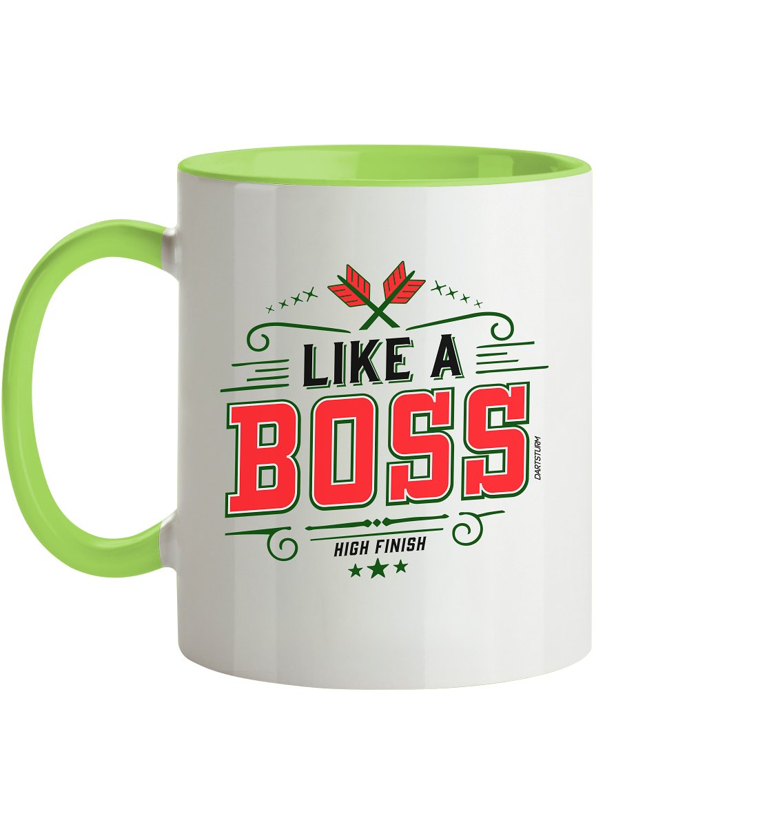 DartSturm - Like a Boss Red - Tasse zweifarbig DartSturm - Like a Boss Red - Tasse zweifarbig