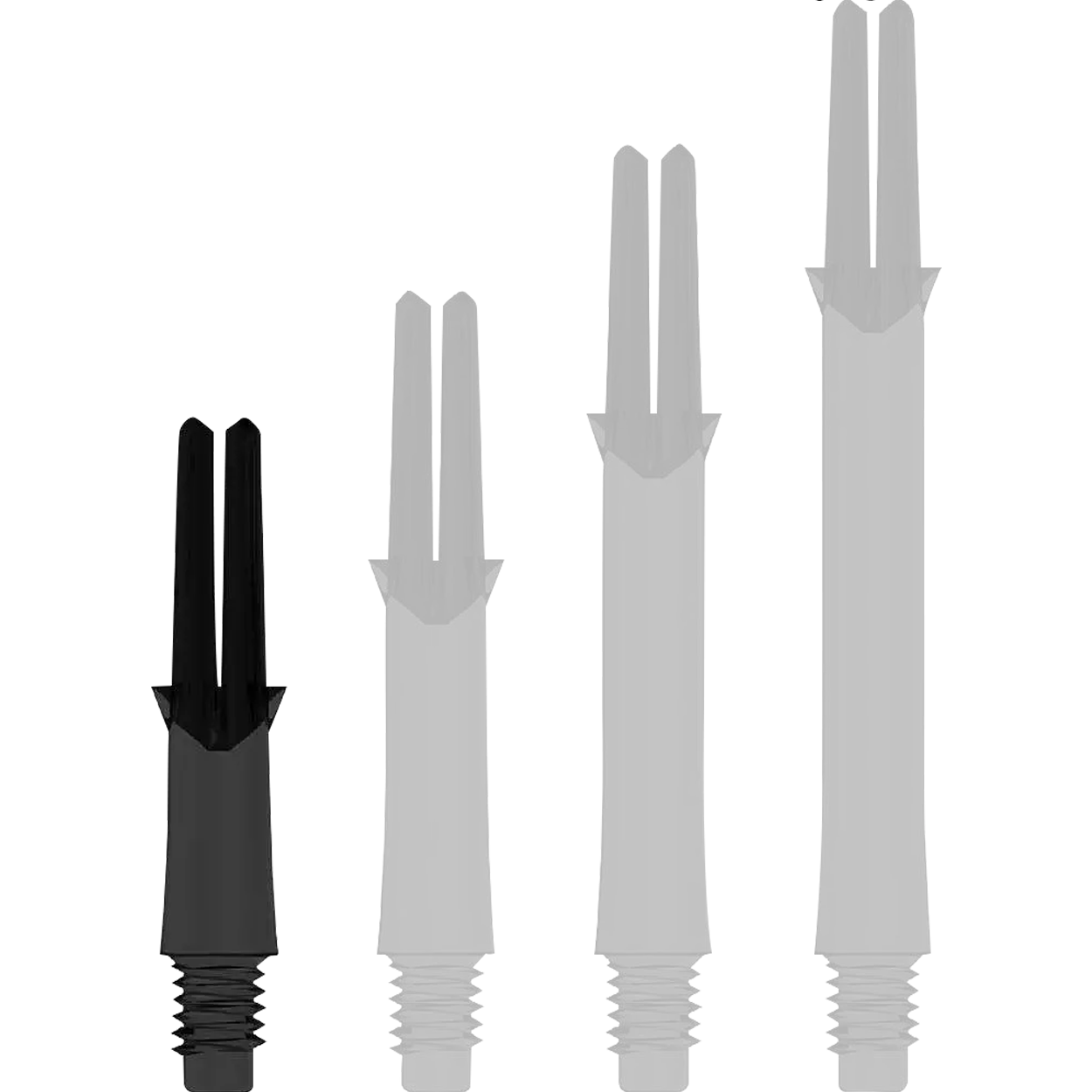 L-Style - L-Shaft Lock Straight - Schwarz Klar