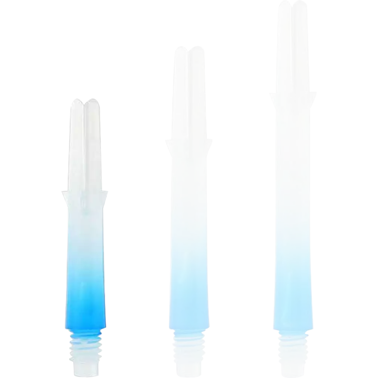 L-Style - L-Shaft Lock Straight TwoTone - Weiß Klar Blau L-Style - L-Shaft Lock Straight TwoTone - Weiß Klar Blau