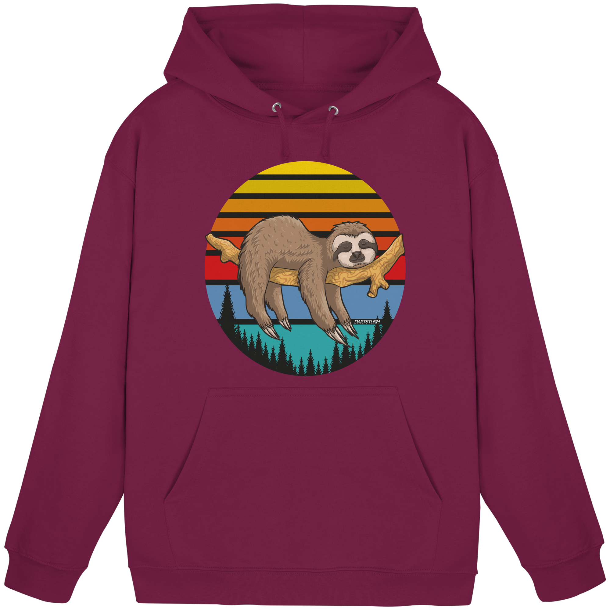 DartSturm - Lazy Sloth - Basic Unisex Hoodie DartSturm - Lazy Sloth - Basic Unisex Hoodie