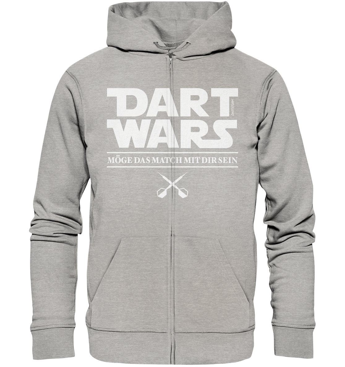 DartSturm - Dart Wars Weiß - Organic Zipper DartSturm - Dart Wars Weiß - Organic Zipper