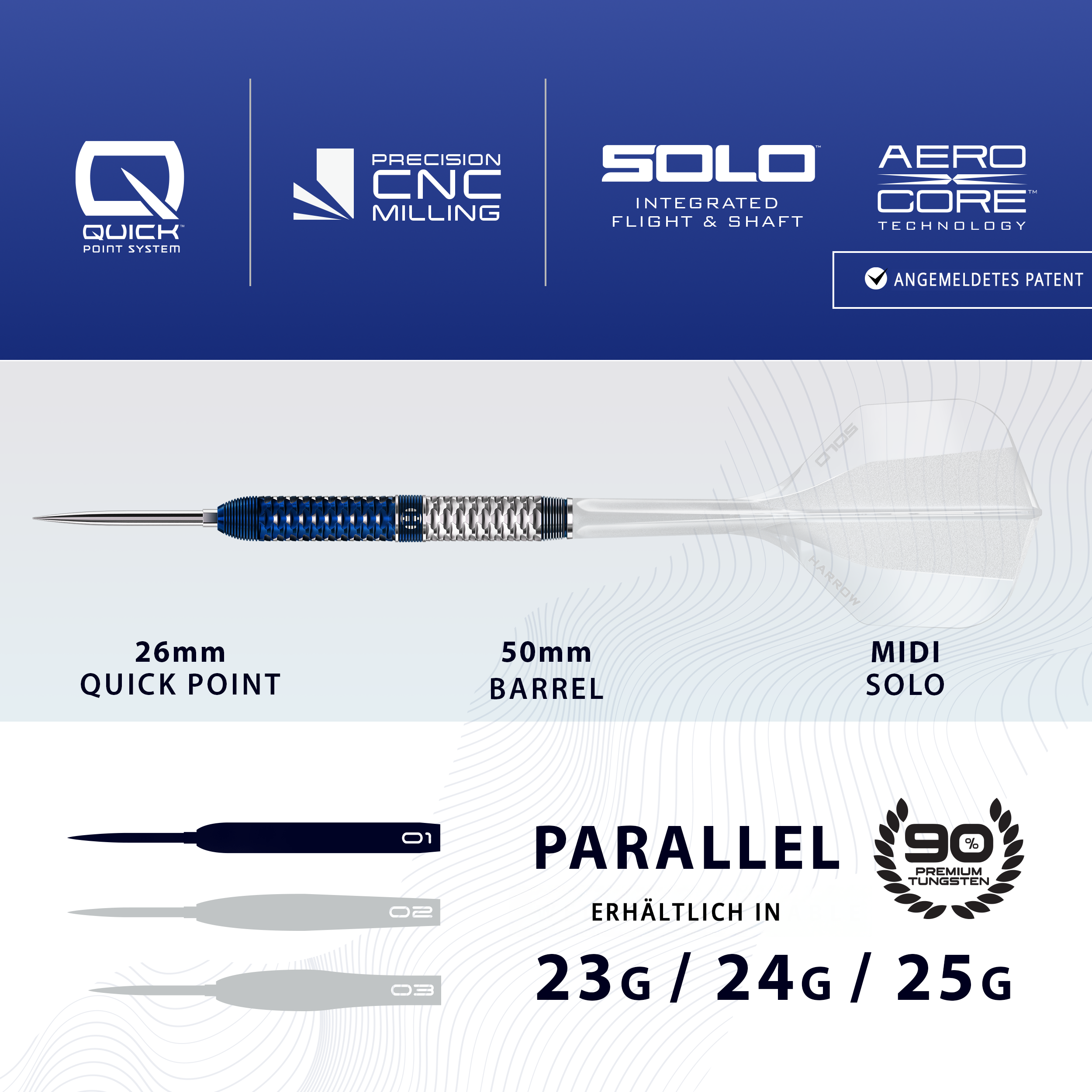 Harrows - Quick Point - Geo Parallel - Steeldart