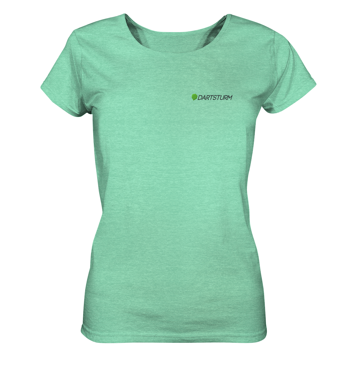 DartSturm - Logo Schwarz Damen Shirt (Stick)