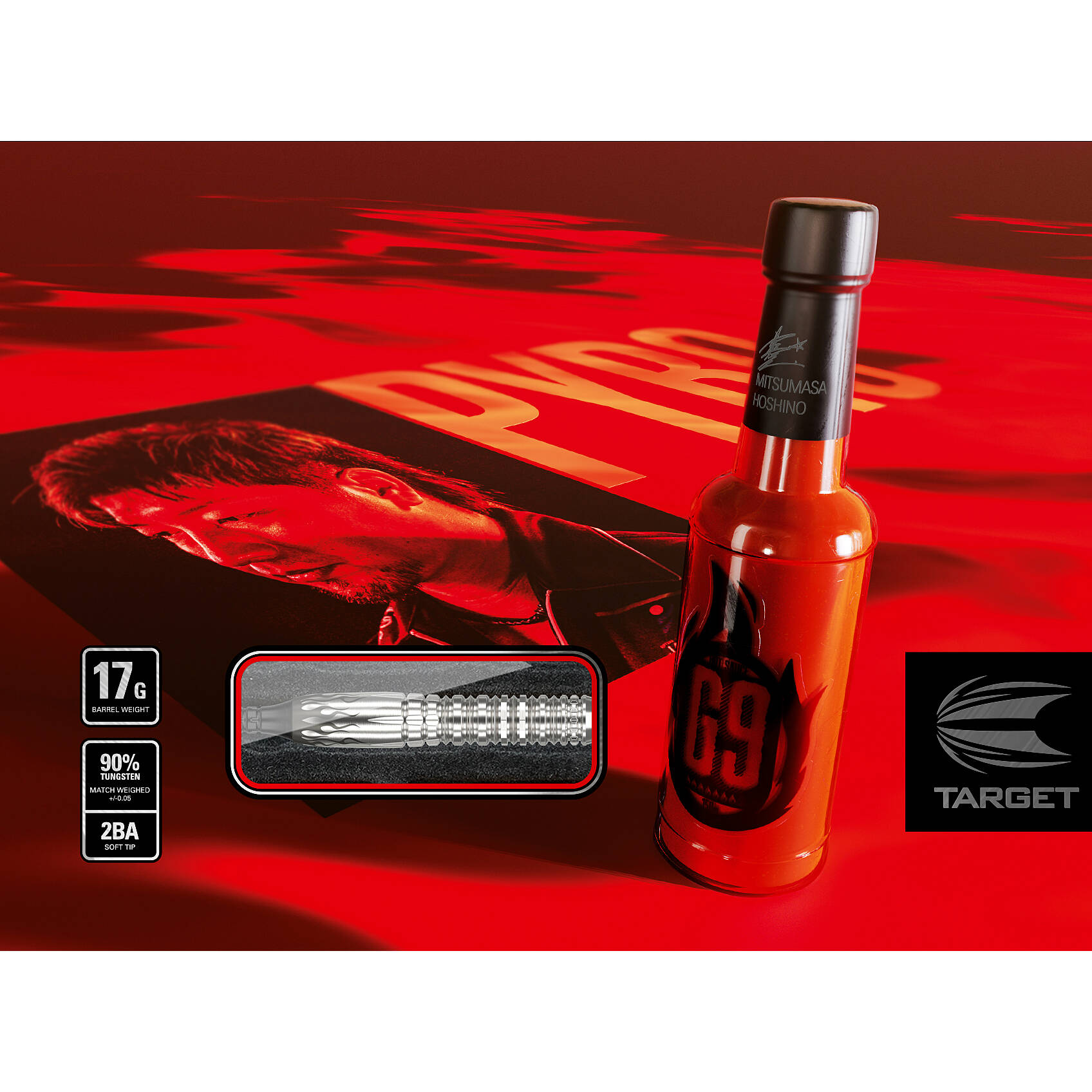 Mitsumasa-Hoshino-The-Pyro-G9-Softdart-Verpackung Target - Mitsumasa Hoshino GEN 9 - Softdart