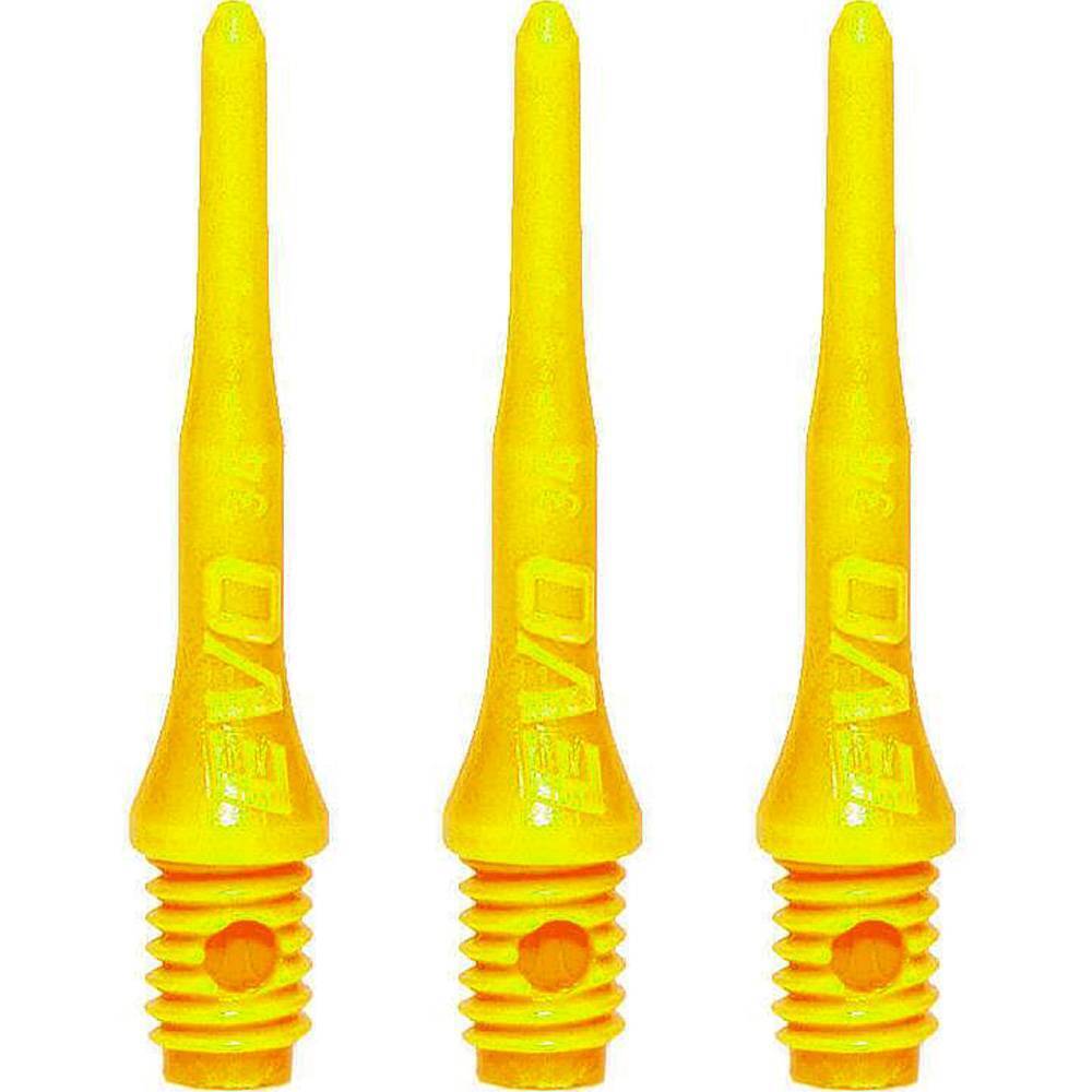 Evolution-Evo-Spitzen-22mm-Sonnengelb Evolution - Softdartspitzen