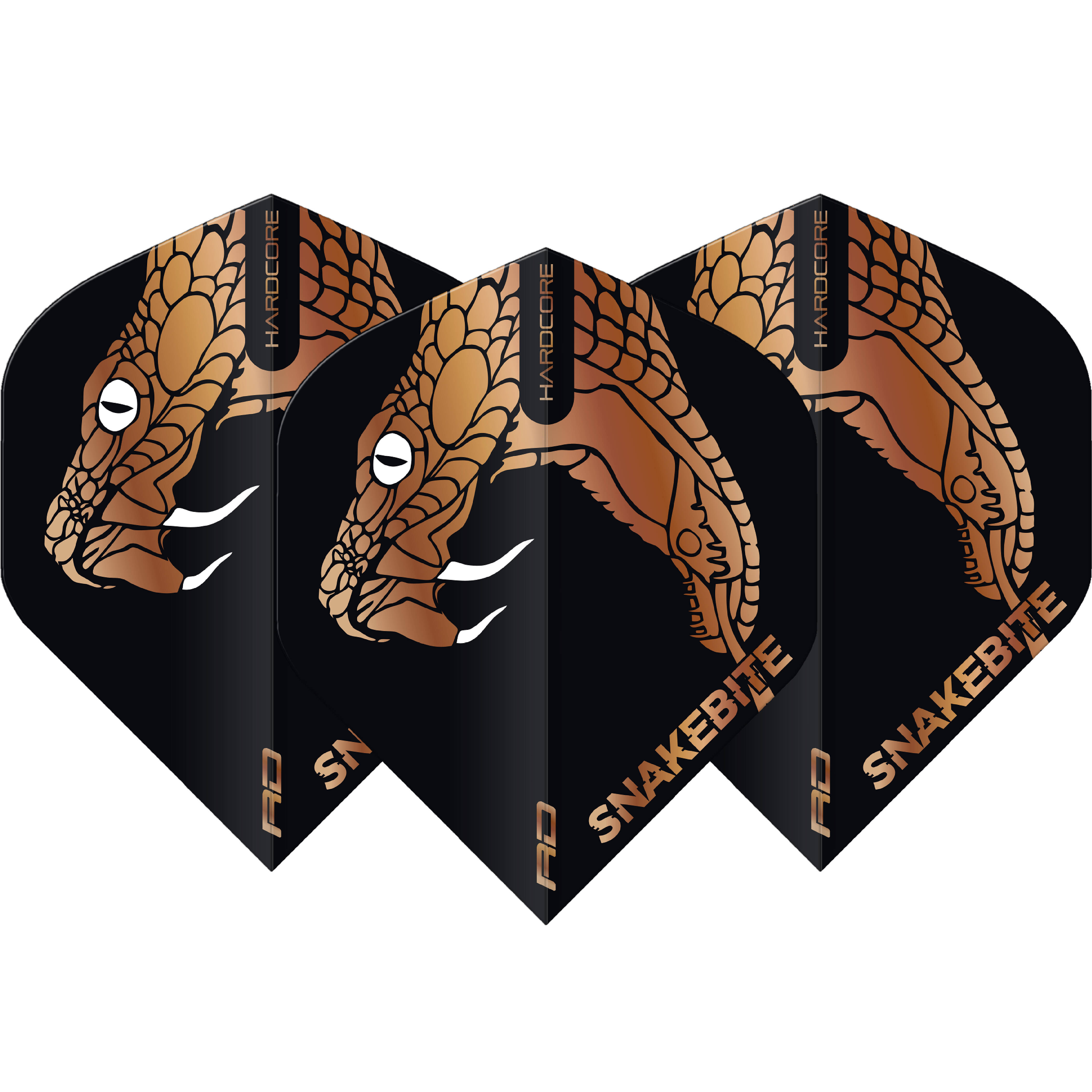 Red-Dragon-Hardcore-Premium-Peter-Wright-Snake-Flight-Standard-Bronze-Set Red Dragon - Hardcore Premium Peter Wright Snake Copper Flight - Standard