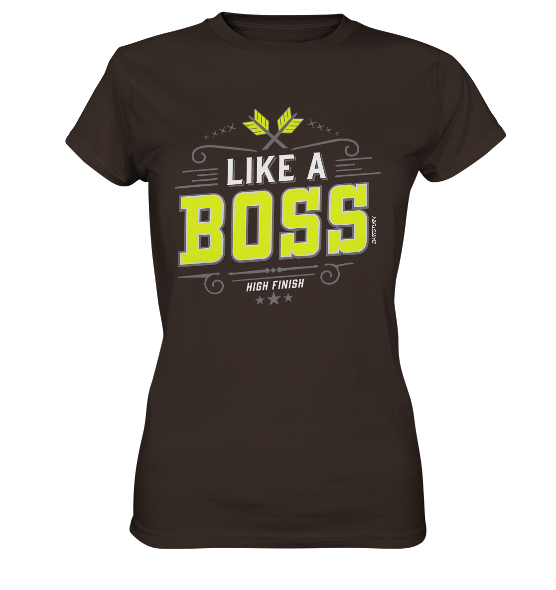 DartSturm - Like a Boss Yellow - Ladies Premium Shirt