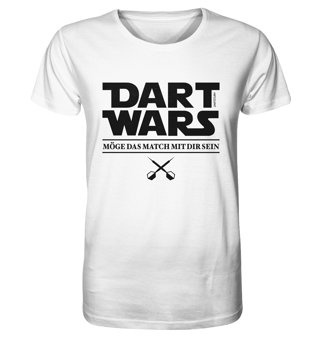 DartSturm - Dart Wars Schwarz - Organic Shirt