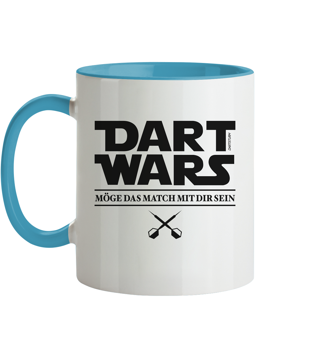 DartSturm - Dart Wars Schwarz - Tasse zweifarbig