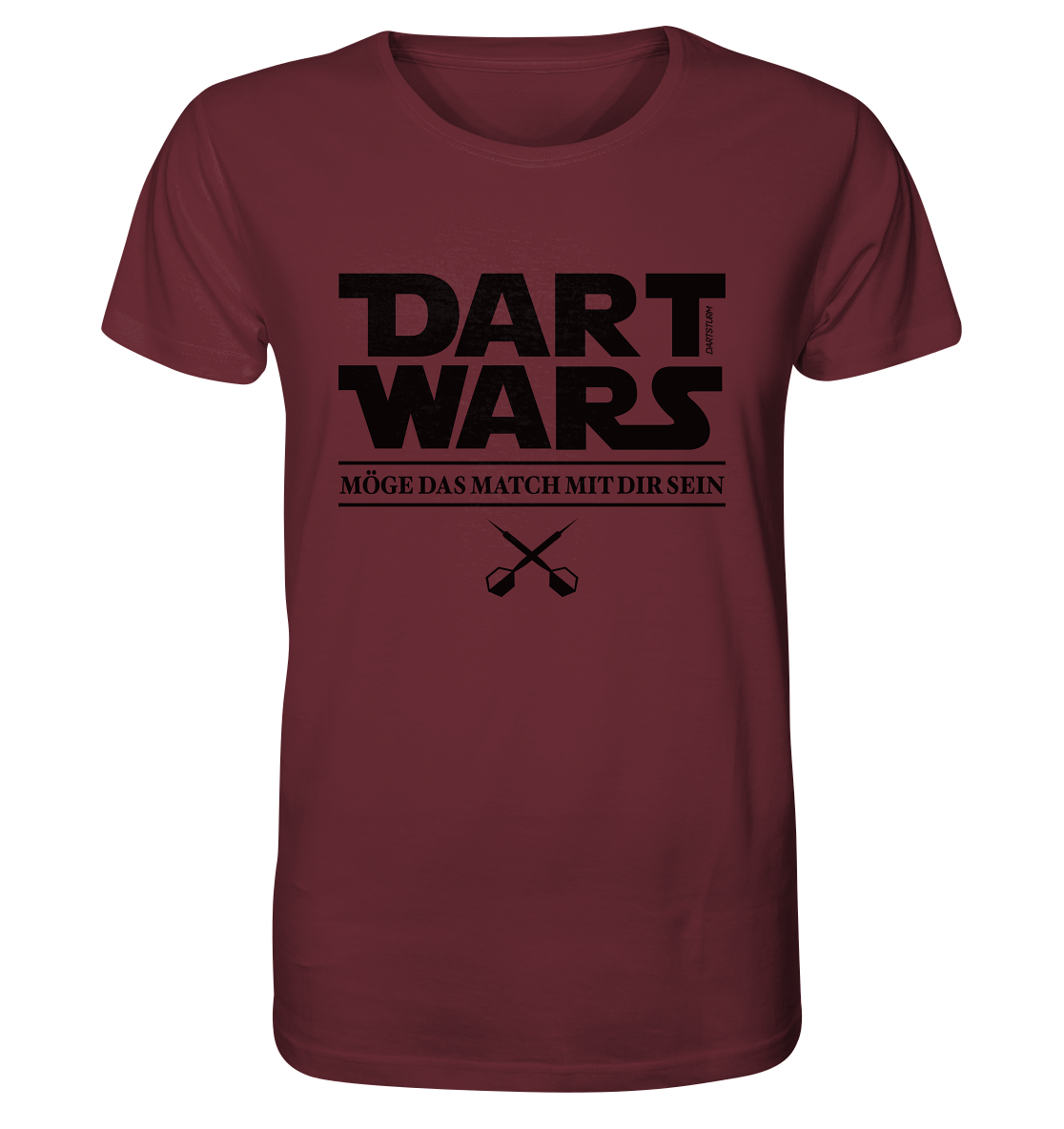 DartSturm - Dart Wars Schwarz - Organic Shirt