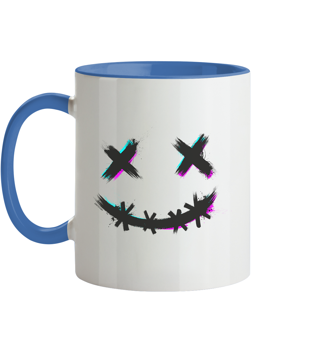 DartSturm - Scary Smile Schwarz - Tasse zweifarbig DartSturm - Scary Smile Schwarz - Tasse zweifarbig