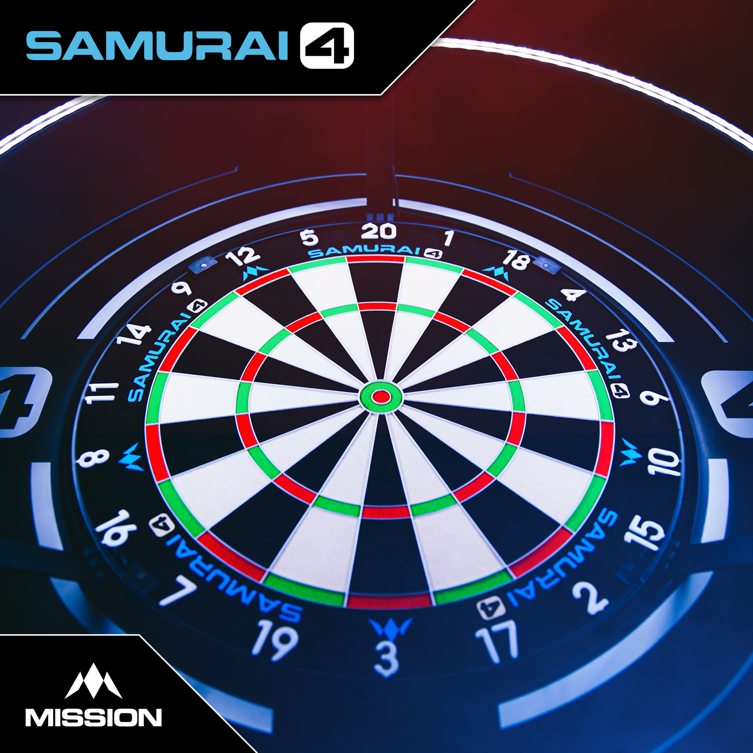 Mission - Samurai 4 Dartboard Mission - Samurai 4 Dartboard