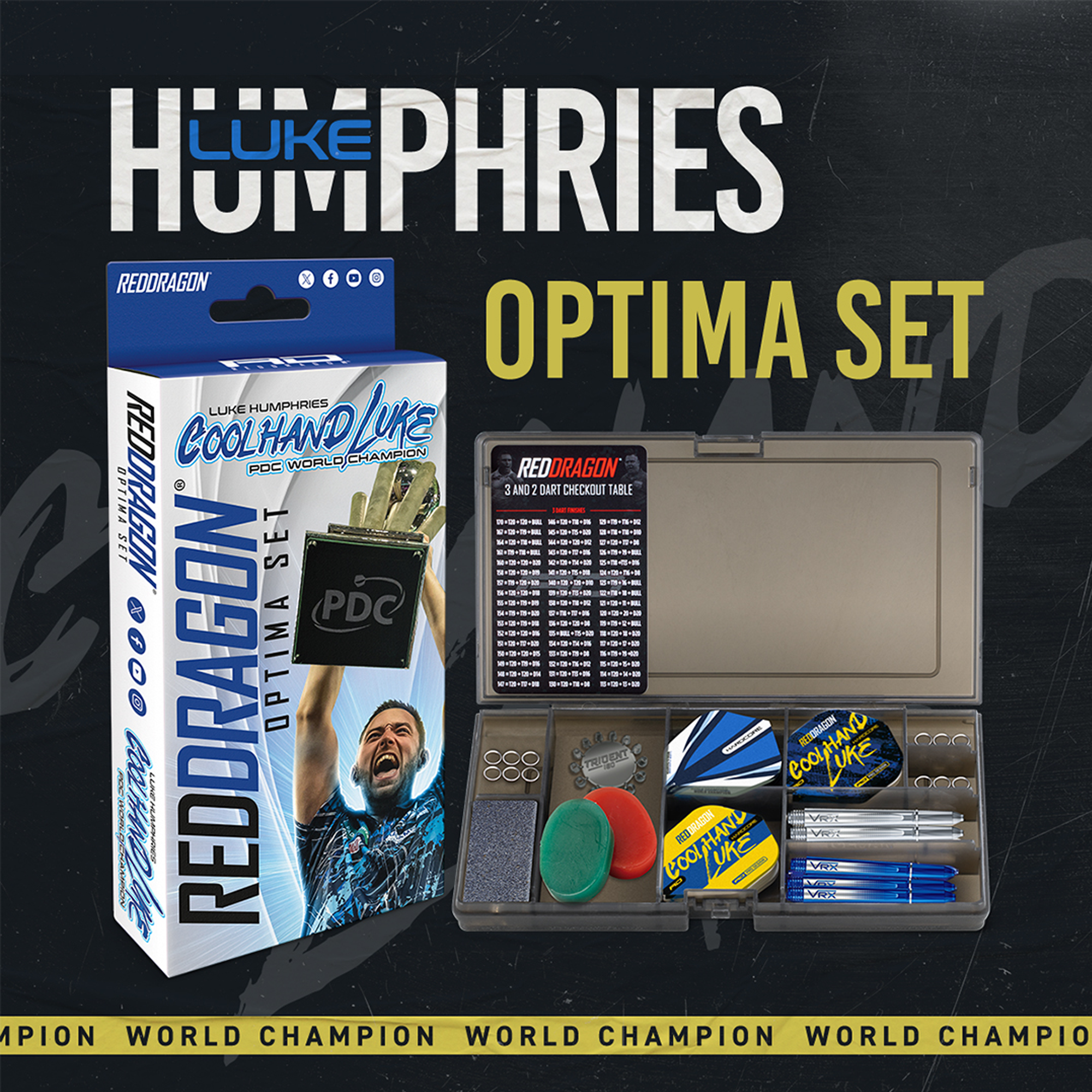 Red Dragon - Luke Humphries Optima Set