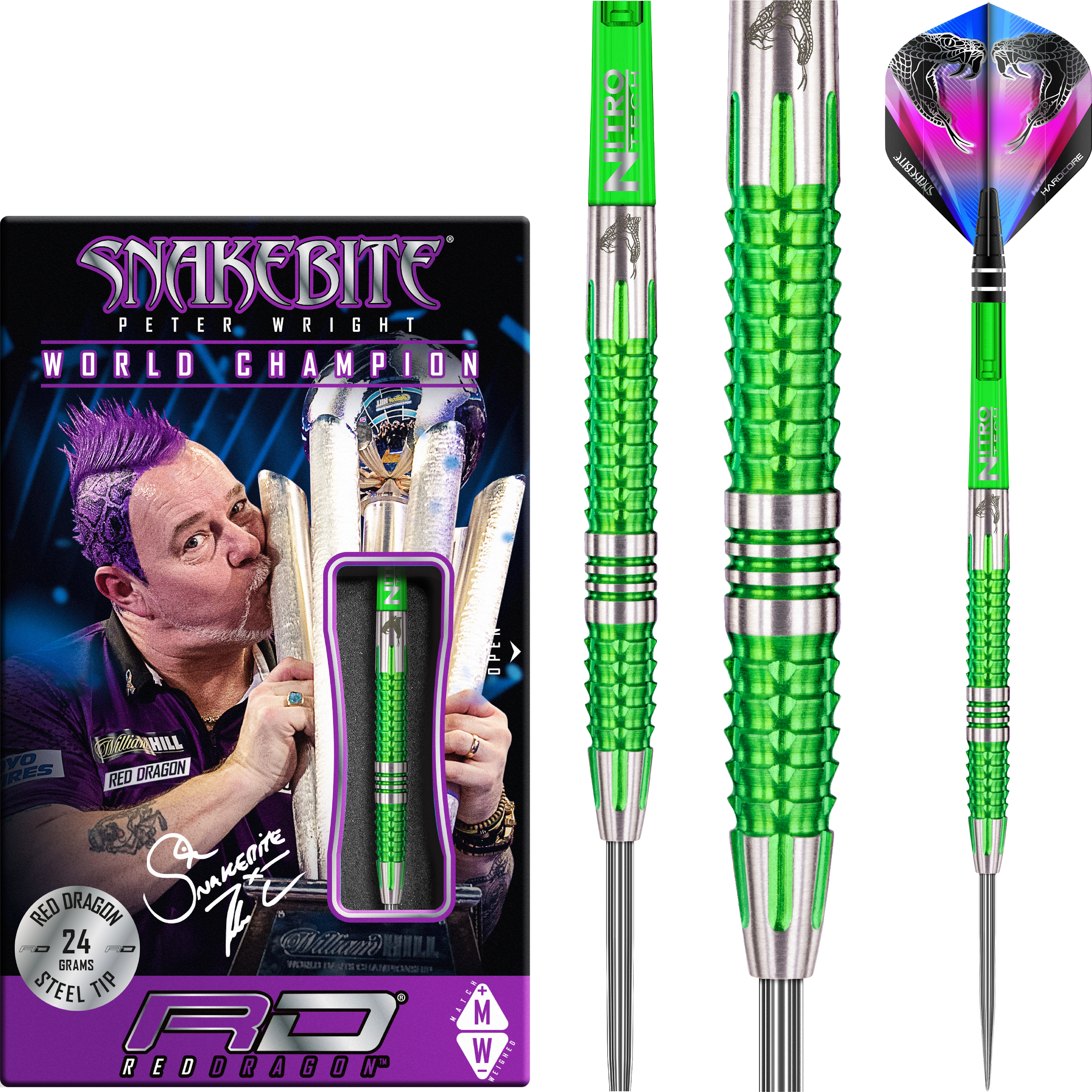 Red-Dragon-Peter-Wright-Mamba-2-Steeldart-Collage Red Dragon - Peter Wright - Mamba 2 - Steeldart