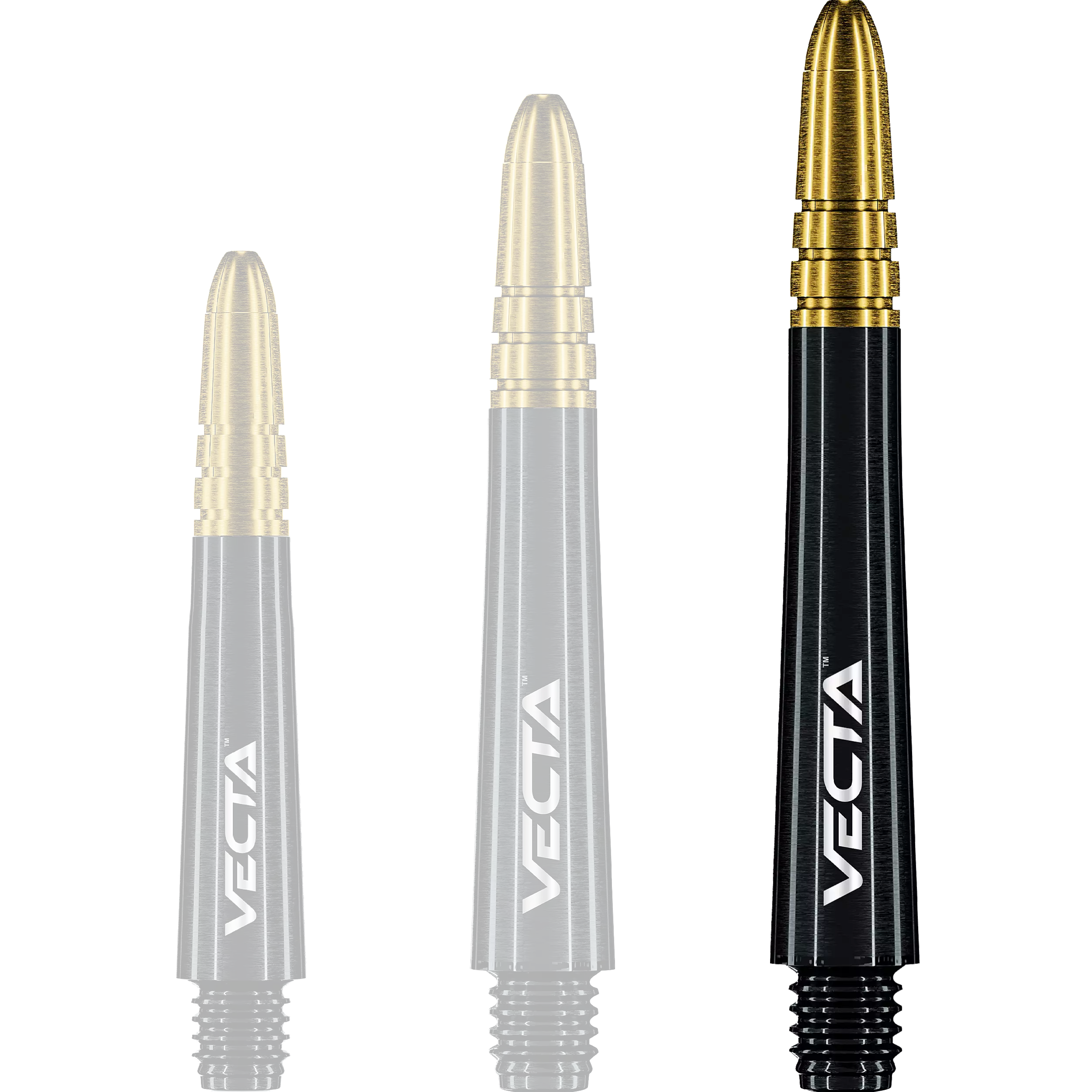 Winmau - Vecta Shaft - Schwarz Gold