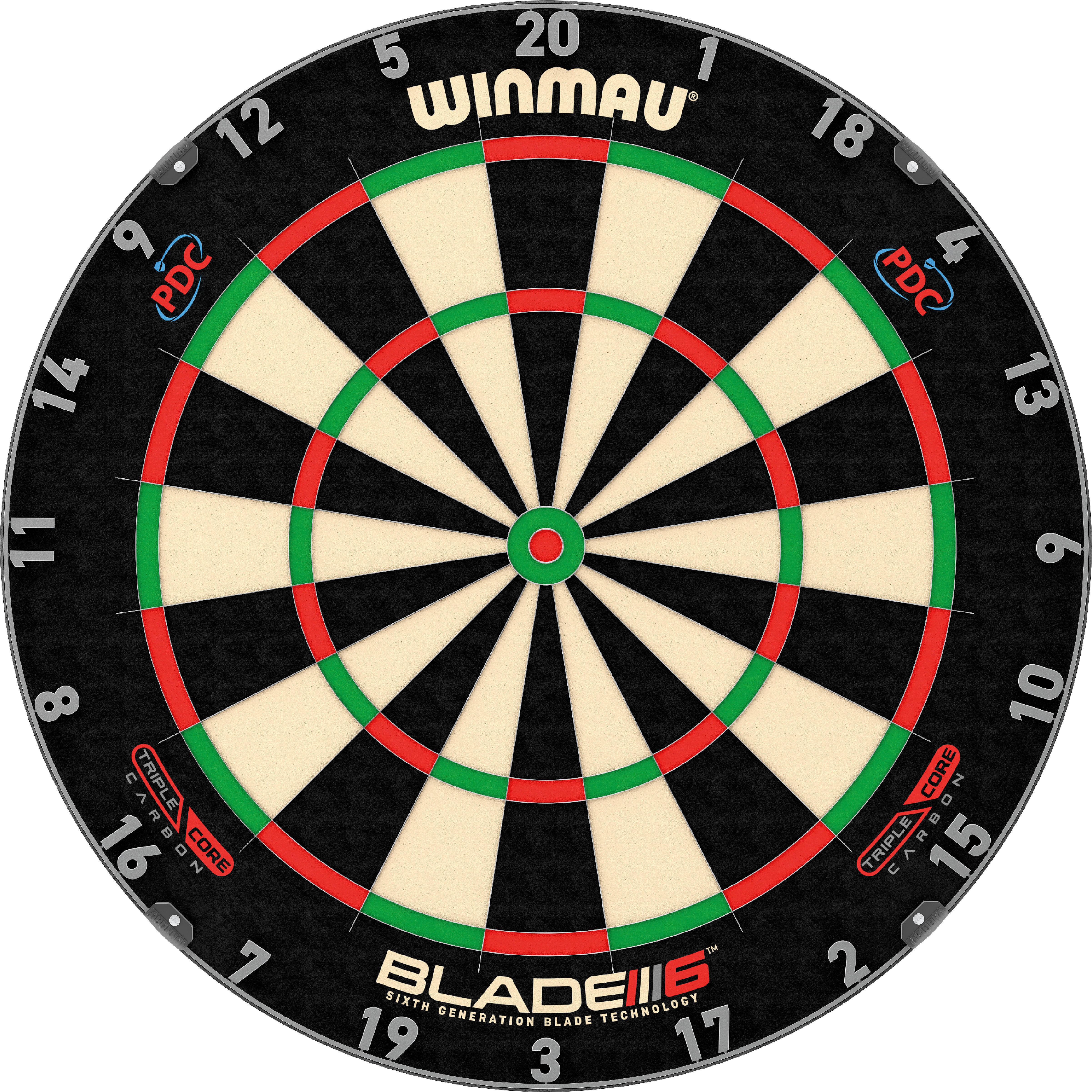 Winmau-Blade-6-Triplecore-PDC-Dartboard Winmau - Blade 6 Triple Core Dartboard