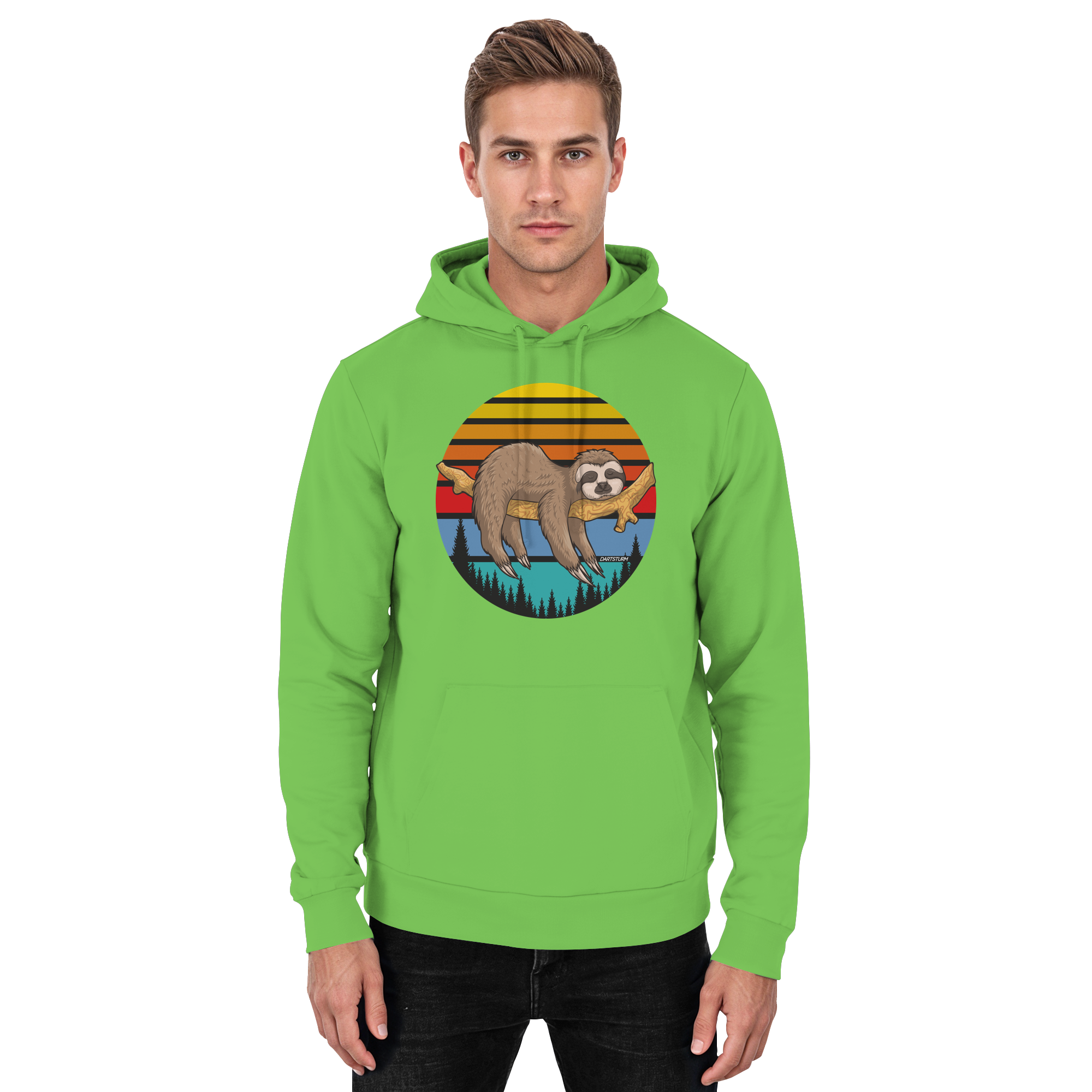 DartSturm - Lazy Sloth - Basic Unisex Hoodie DartSturm - Lazy Sloth - Basic Unisex Hoodie