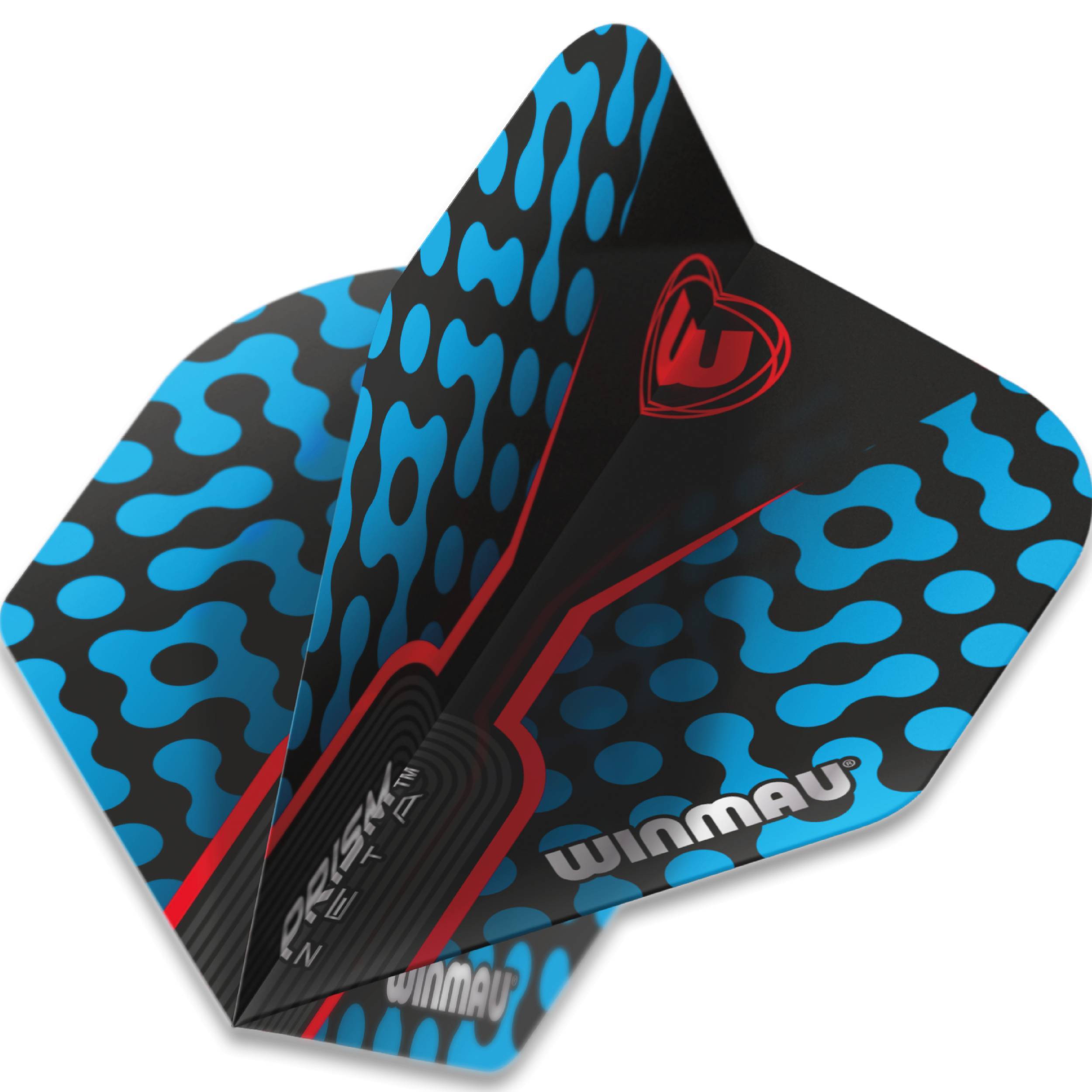 Winmau-Prism-Zeta-Chain-Flight-Standard-Blau-Dynamisch Winmau - Prism Zeta Chain Flight - Standard