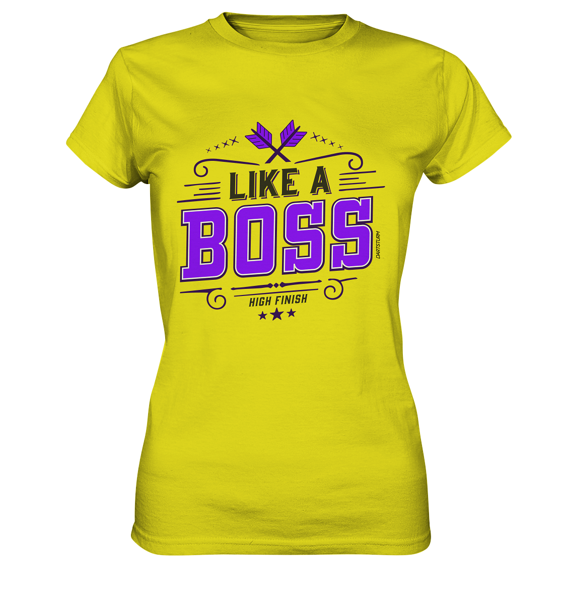 DartSturm - Like a Boss Purple - Ladies Premium Shirt DartSturm - Like a Boss Purple - Ladies Premium Shirt