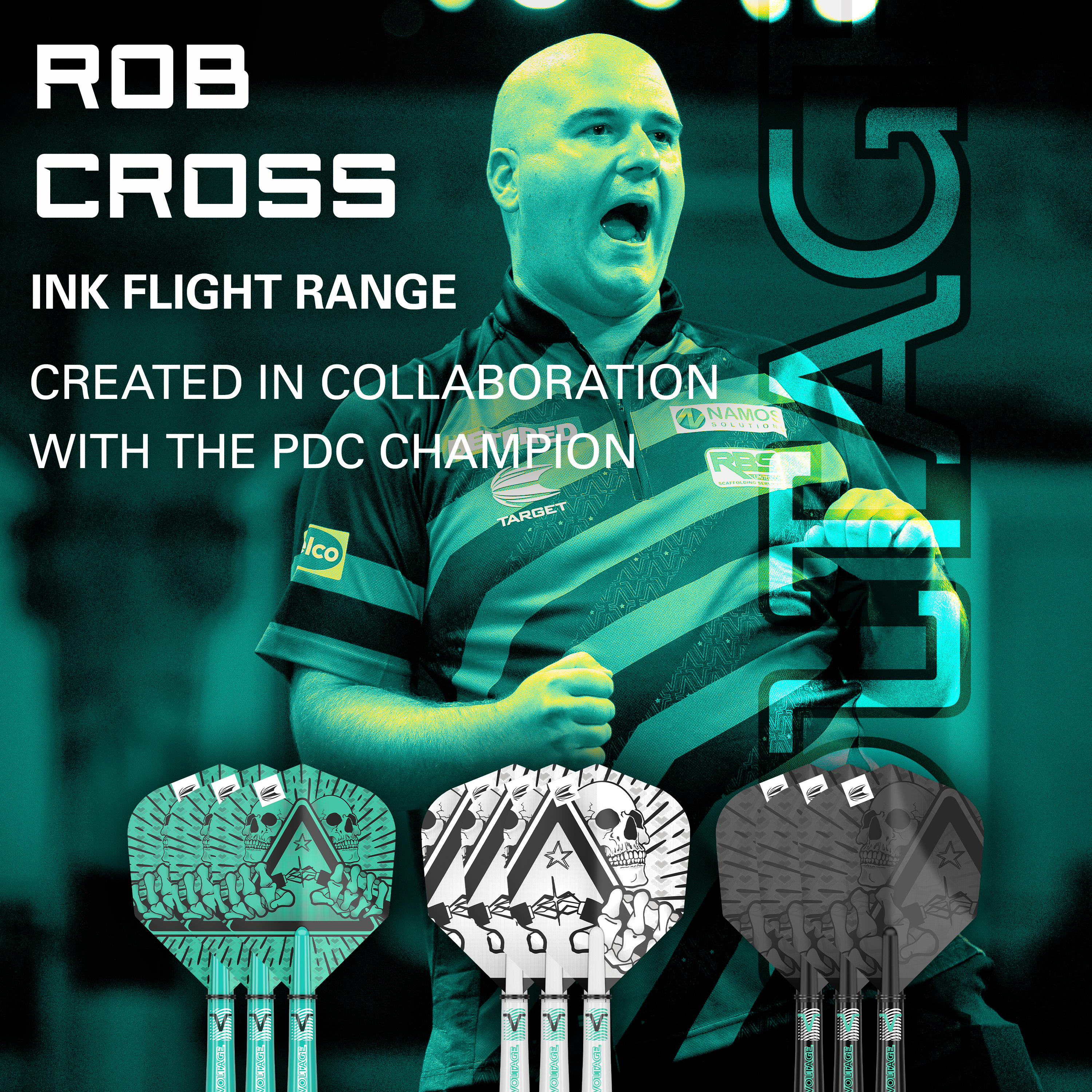 Target - Rob Cross Ink Flight & Shaft Kit Target - Rob Cross Ink Flight & Shaft Kit
