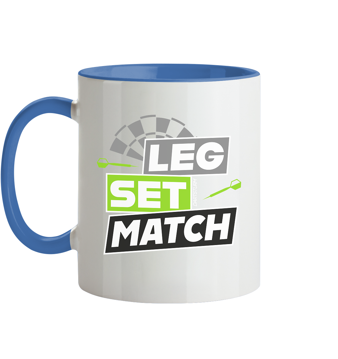 DartSturm - Leg Set Match - Tasse zweifarbig DartSturm - Leg Set Match - Tasse zweifarbig