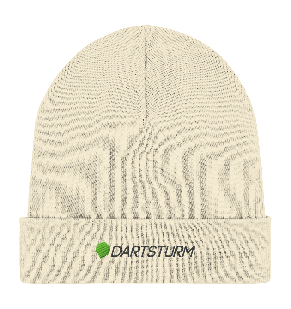 DartSturm - Logo Schwarz Rib Beanie
