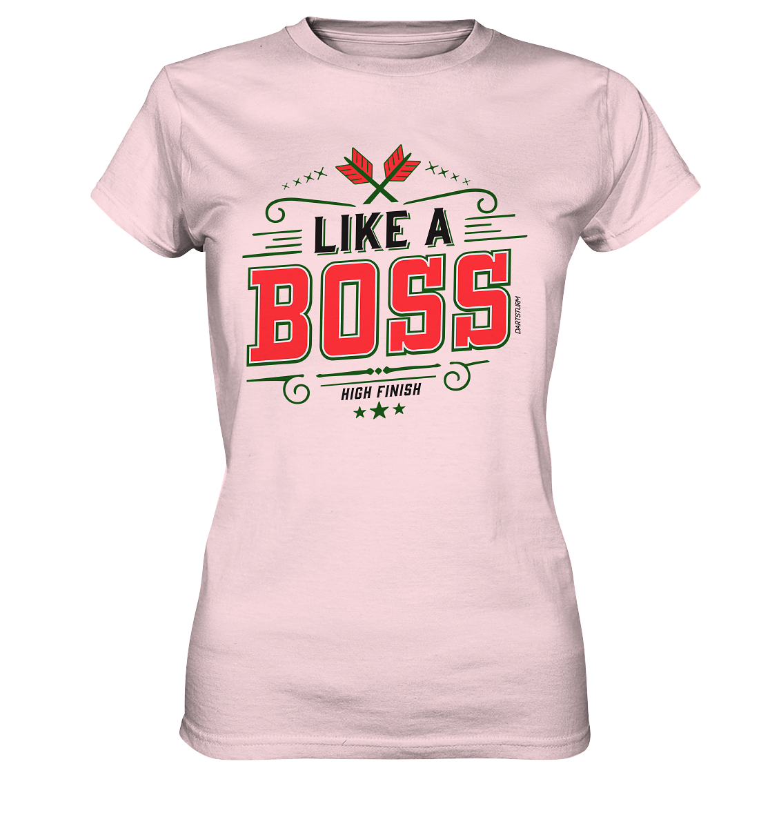 DartSturm - Like a Boss Red - Ladies Premium Shirt