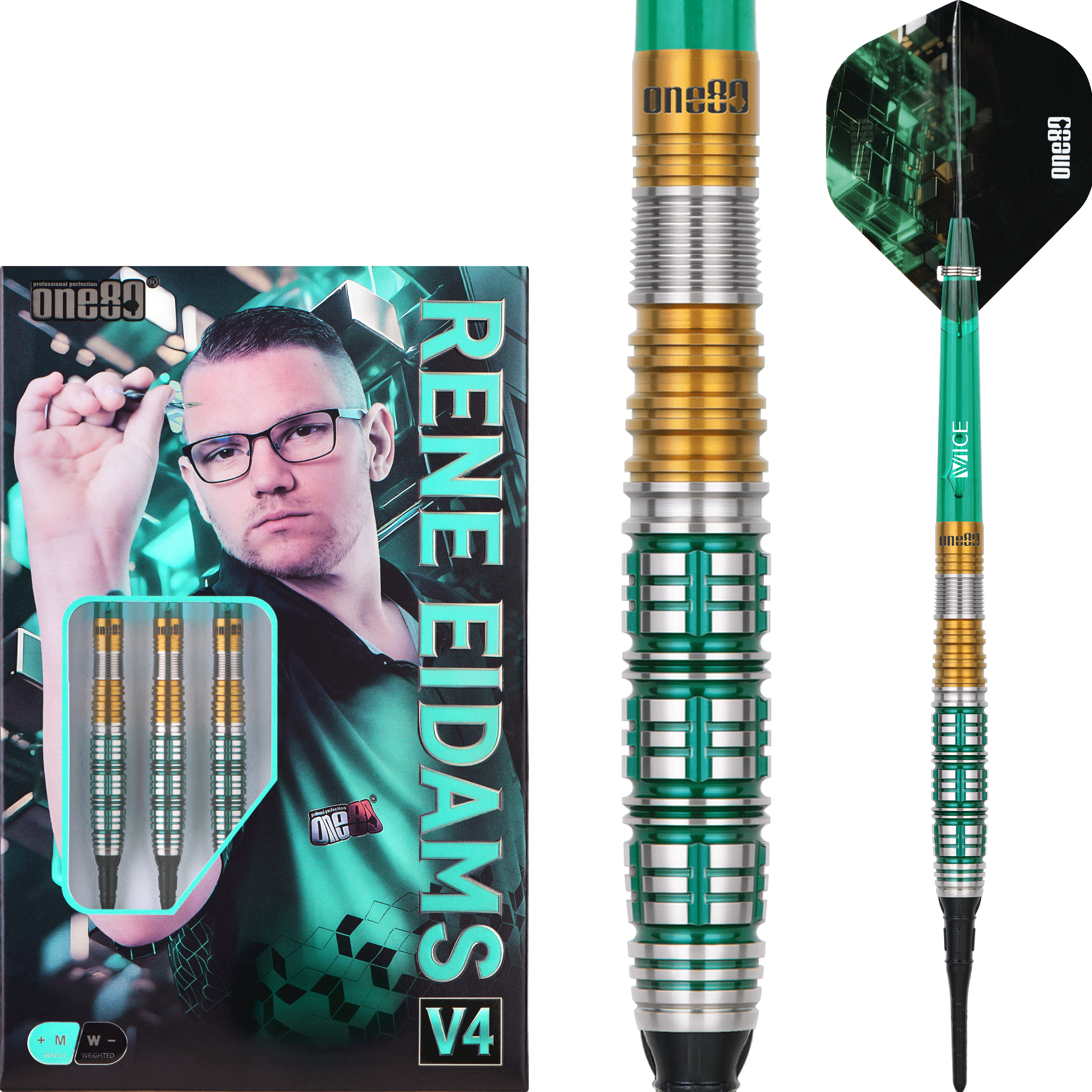 One80 - Rene Eidams Signature V4 - Softdart One80 - Rene Eidams Signature V4 - Softdart