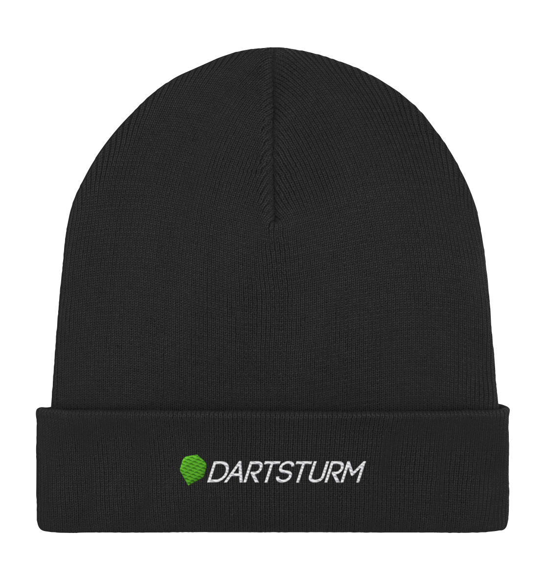 DartSturm - Logo Weiß Rib Beanie DartSturm - Logo Weiß Rib Beanie