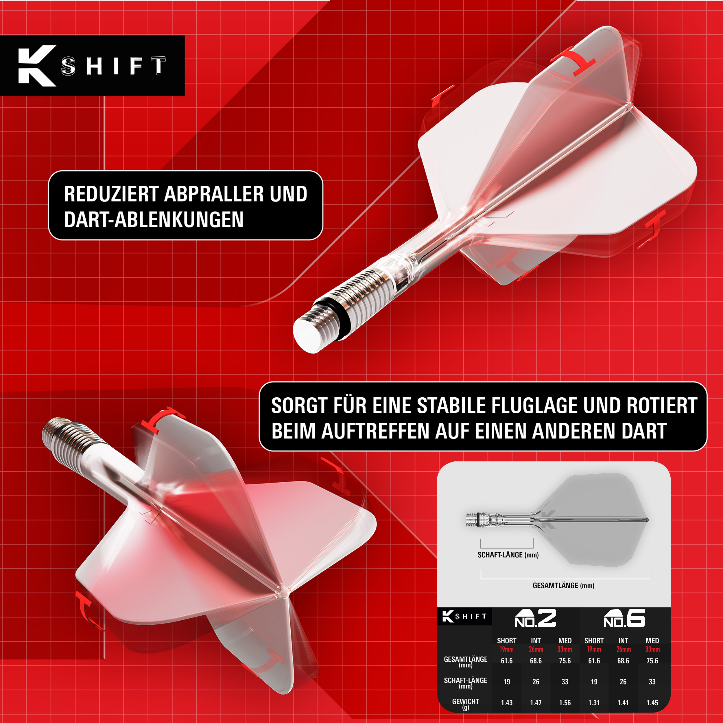 Target - K-Shift Flightsystem Transparent - No6