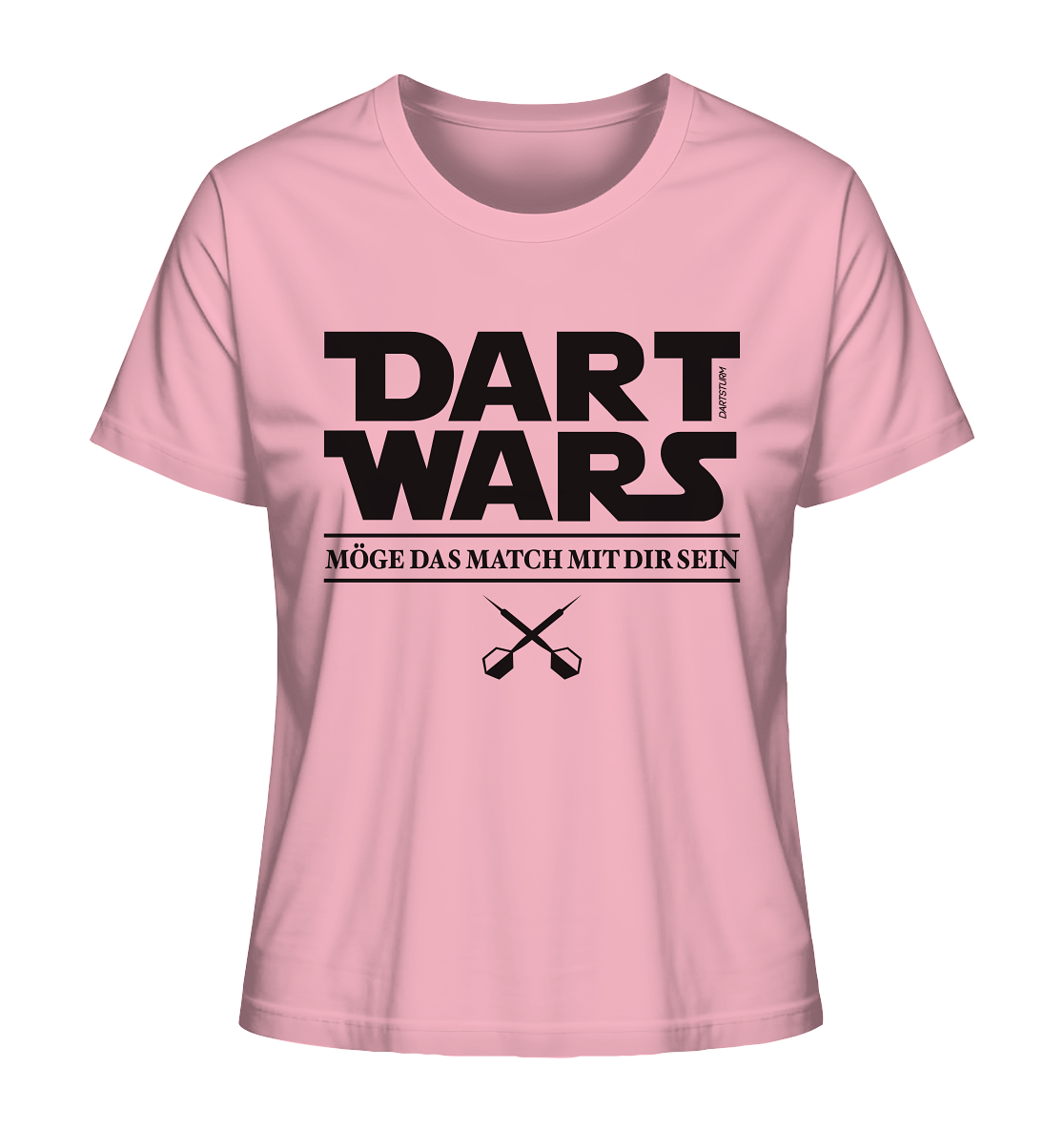 DartSturm - Dart Wars Schwarz - Ladies Organic Shirt DartSturm - Dart Wars Schwarz - Ladies Organic Shirt
