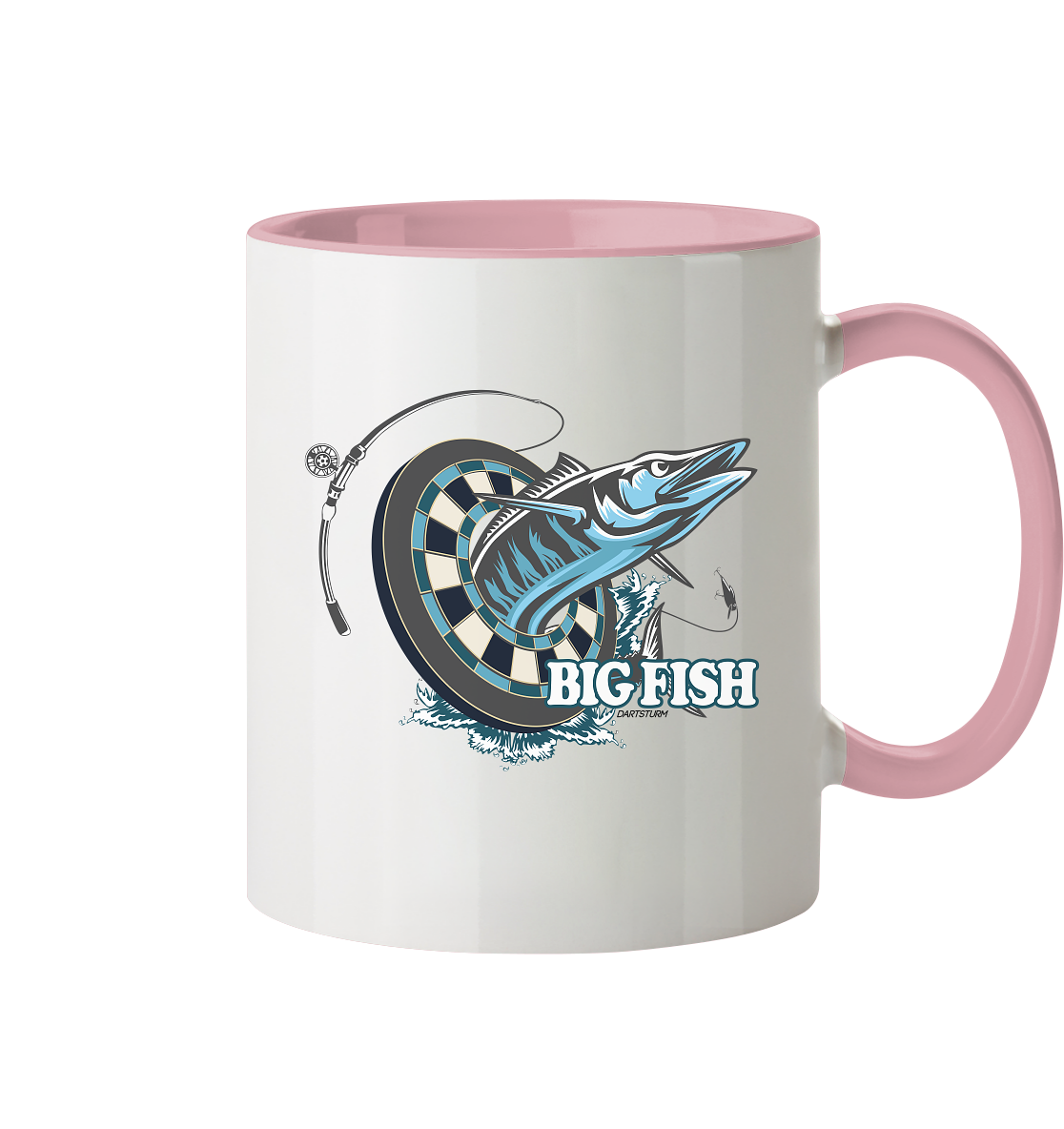 DartSturm - Big Fish - Tasse zweifarbig