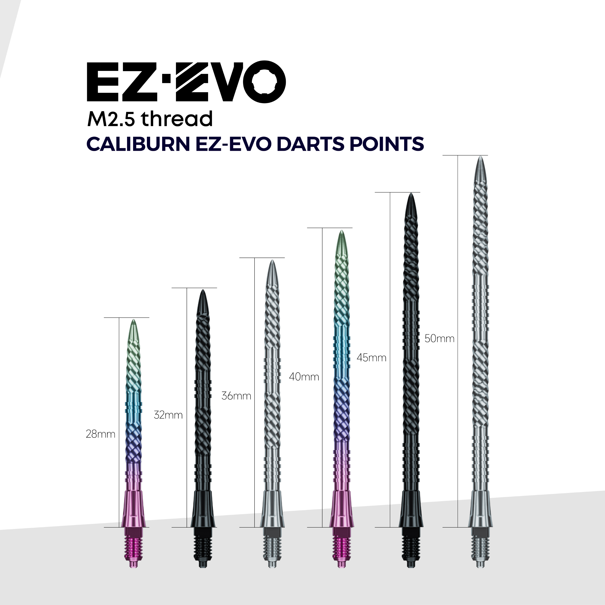 Caliburn - EZ-EVO Helix Groove - Schwarz