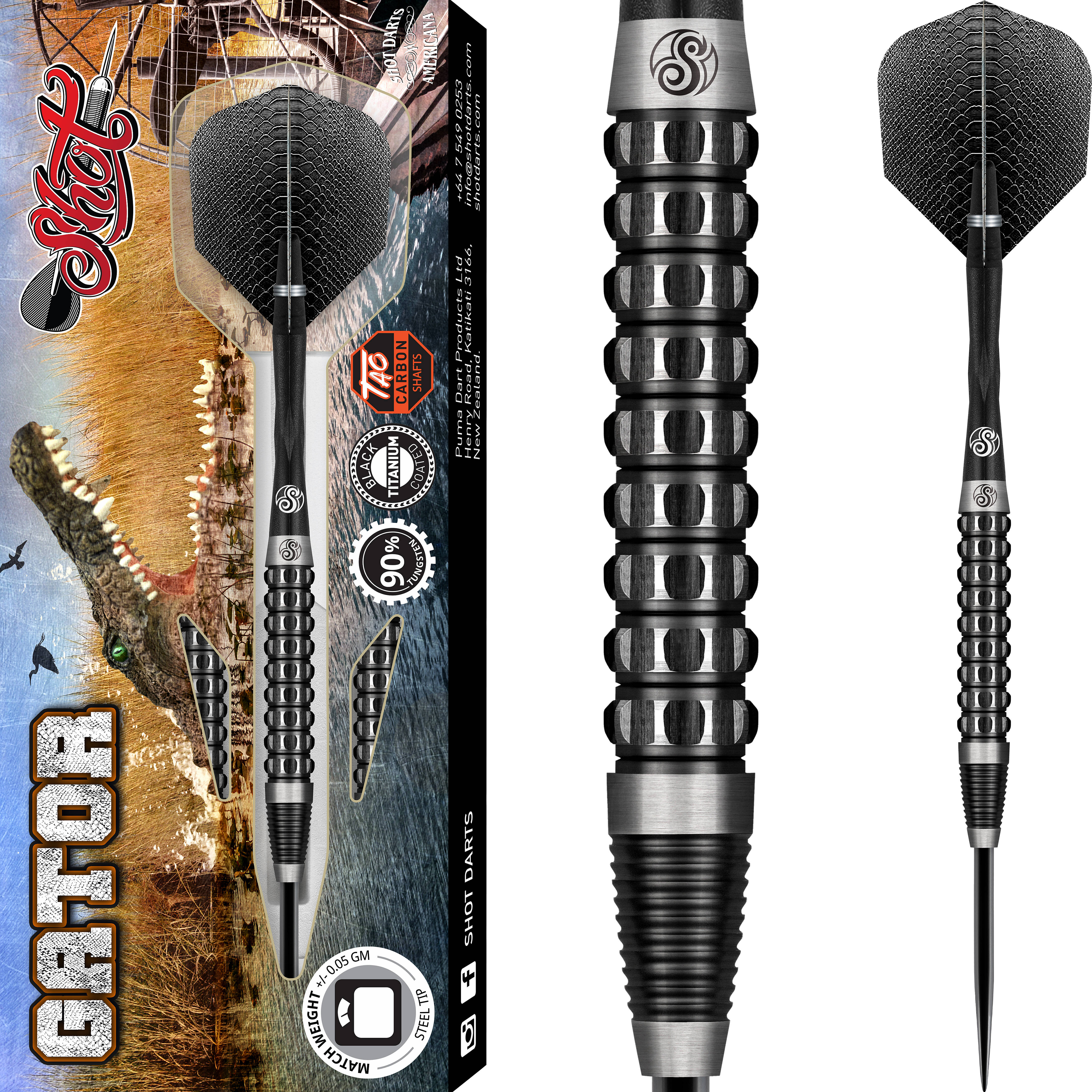 Shot-Americana-Gator-Steeldart-Collage Shot - Americana Gator - Steeldart