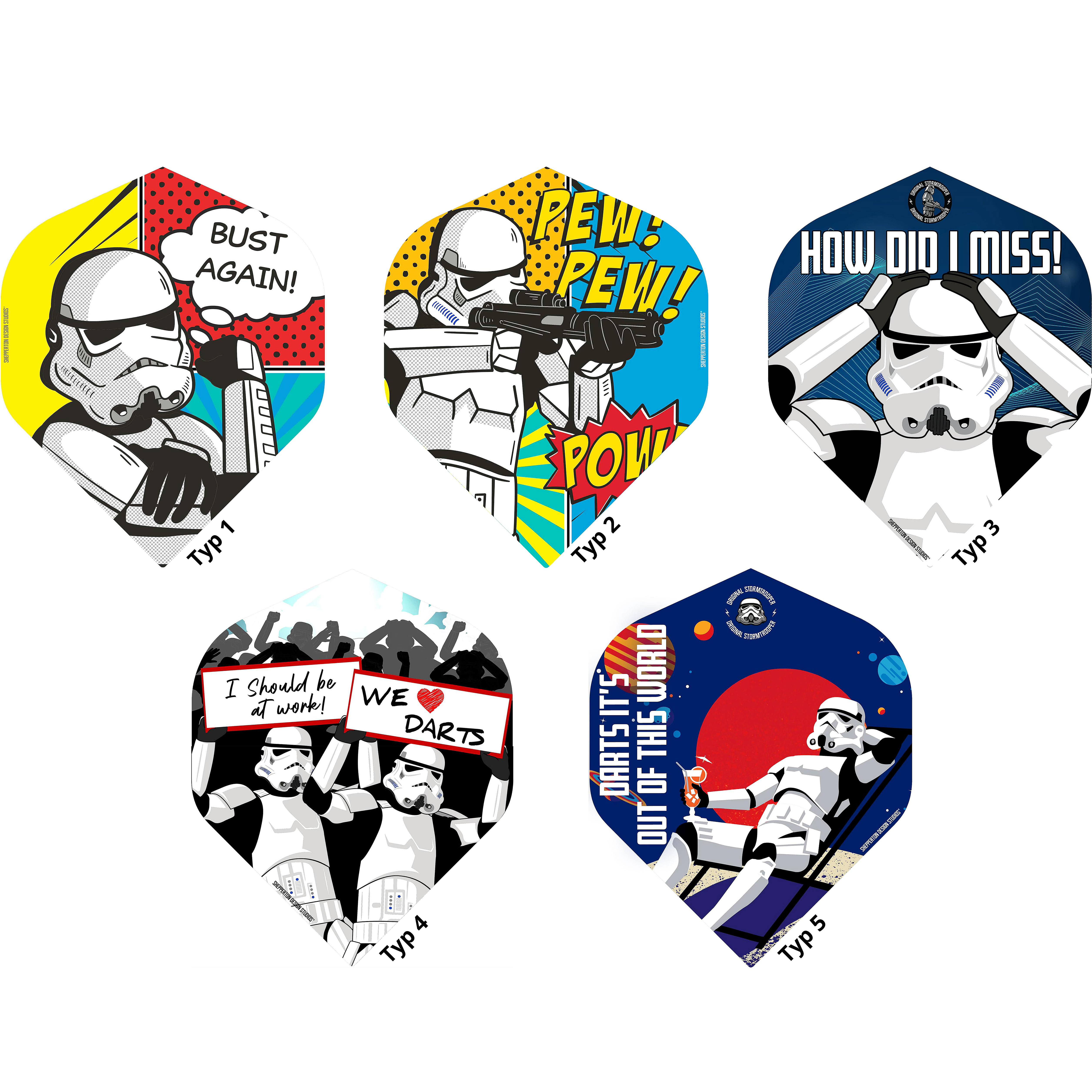 DartSturm - Storm Trooper Comic Flight - Standard DartSturm - Storm Trooper Comic Flight - Standard