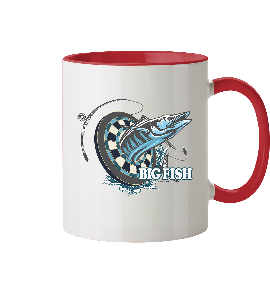 DartSturm - Big Fish - Tasse zweifarbig DartSturm - Big Fish - Tasse zweifarbig