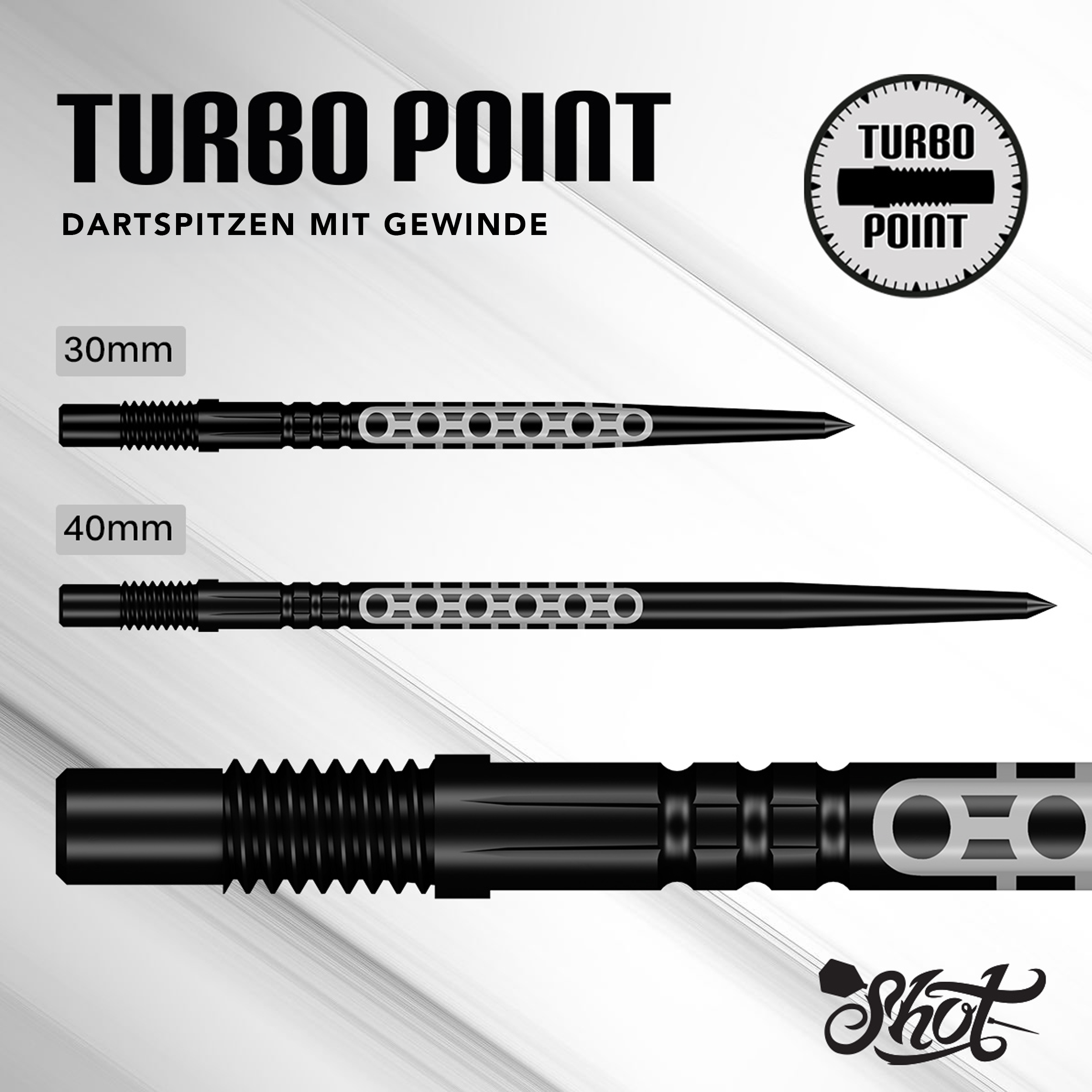 Shot - Turbo Point Goths - Schwarz Shot - Turbo Point Goths - Schwarz