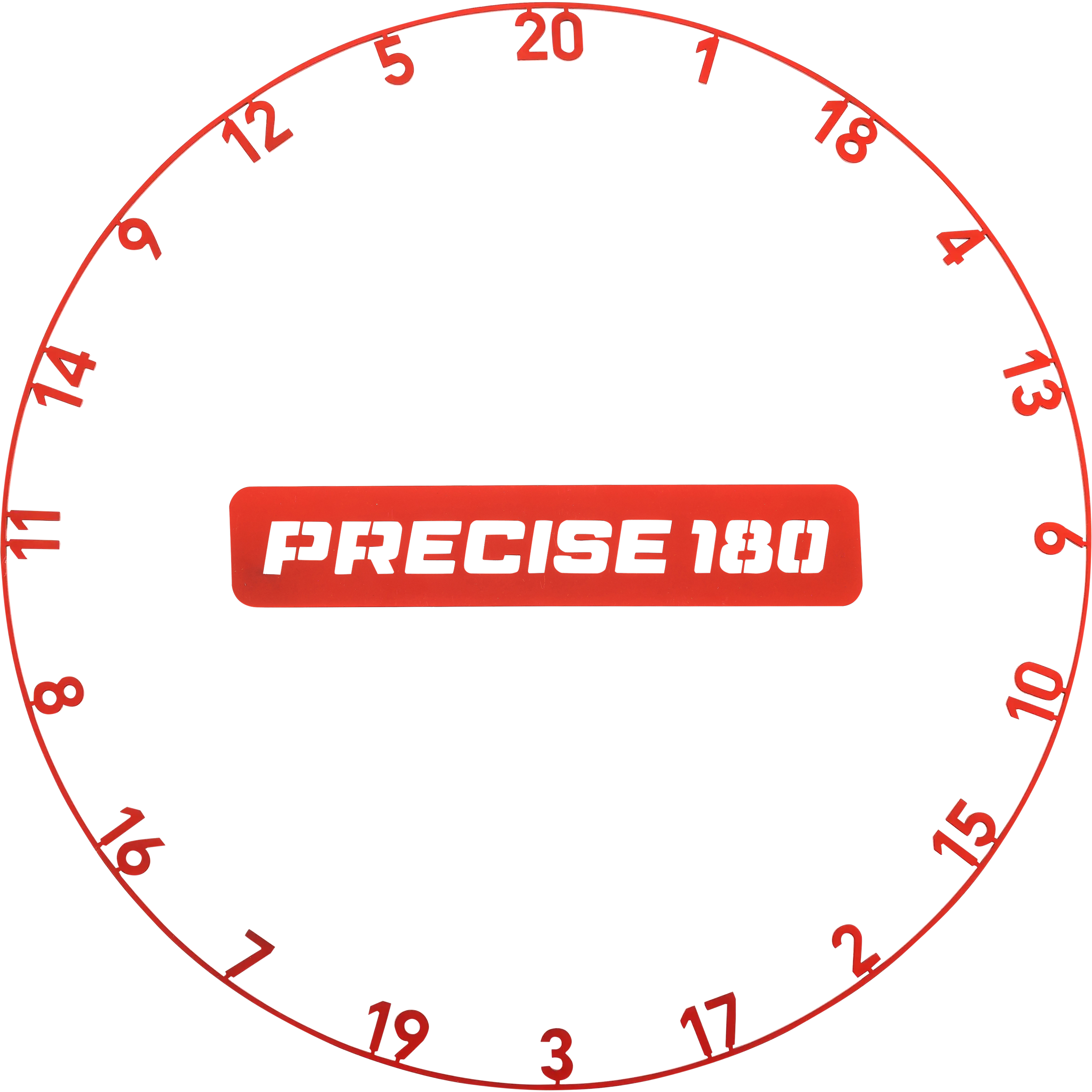 Precise180 - One Piece Lasercut Zahlenring Precise180 - One Piece Lasercut Zahlenring